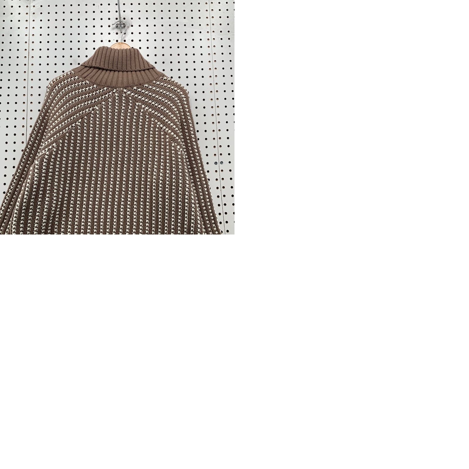 Vintage Haven Bird Eye Knit Sweater Womens XL Brown Turtleneck Pullover Knit Christmas Vintage? Size XL / US 12-14 / IT 48-50 - 9 Thumbnail