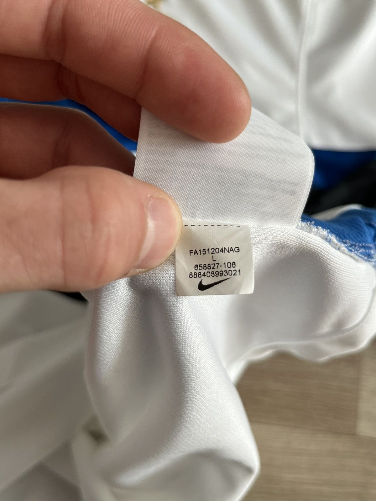 Nike Nike Inter Milan Jersey 2015-16 Football Kit Shirt/Shorts Size US L / EU 52-54 / 3 - 6 Thumbnail