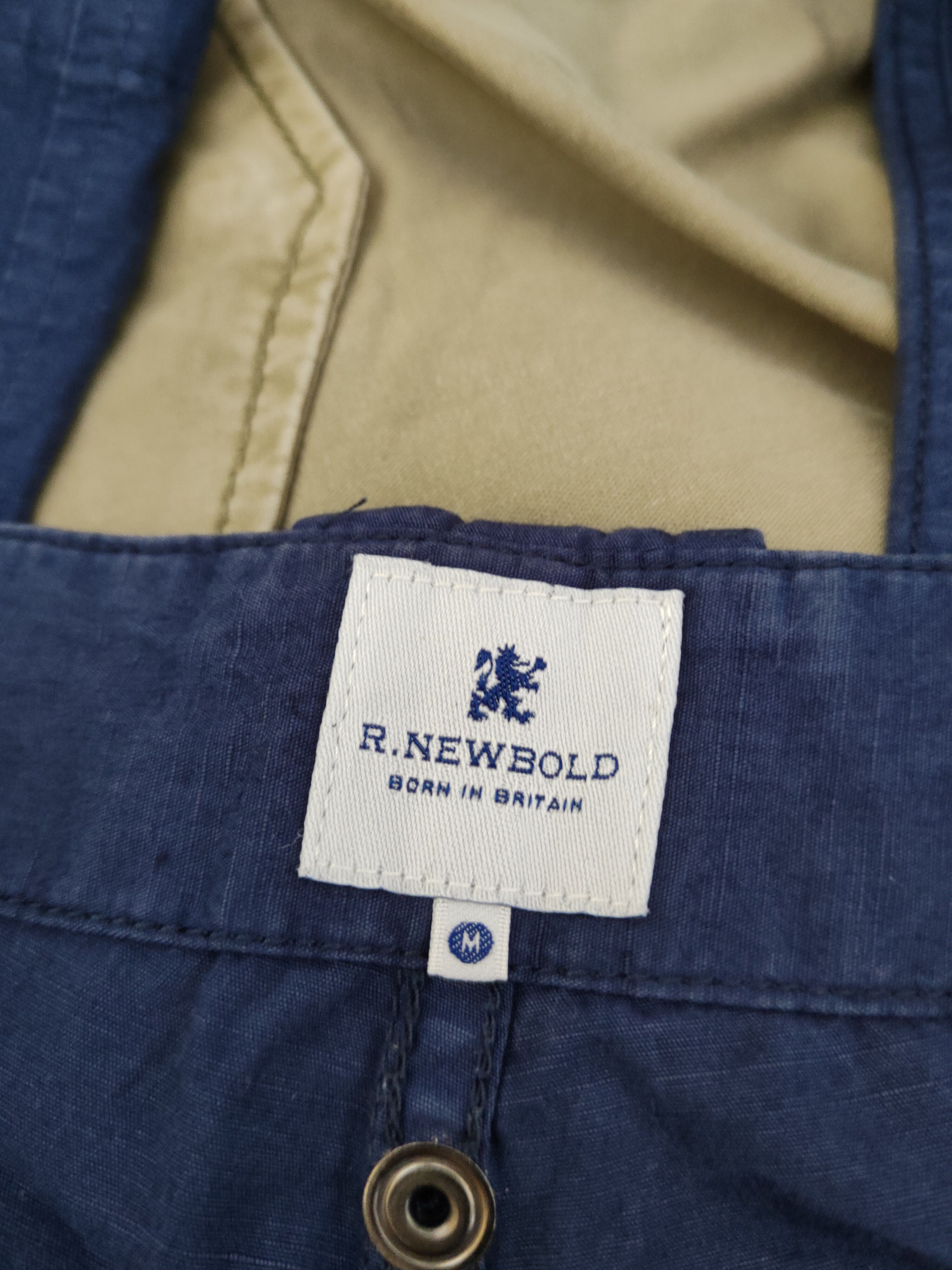 R.Newbold R.Newbold Blue Multipocket Tactical Cargo Pants #W1842 Size US 31 - 13 Thumbnail