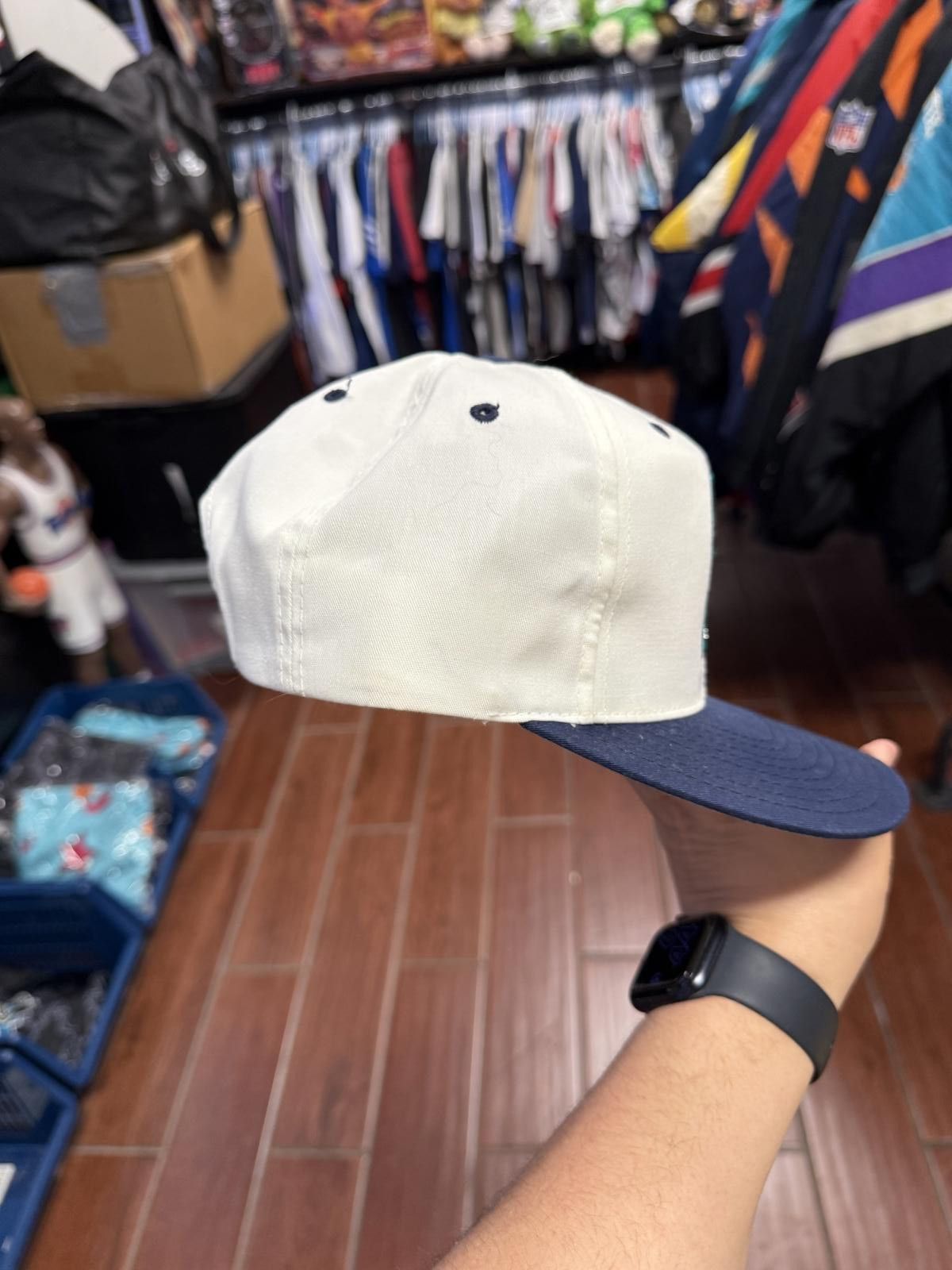 MLB 90s Vintage Seattle Mariners Snapback Hat Size ONE SIZE - 3 Thumbnail