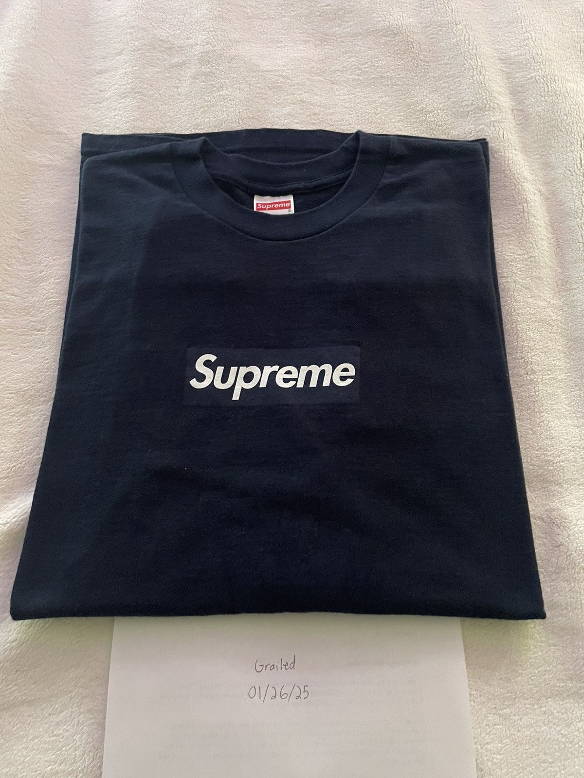 BRAND NEW - Supreme Box Logo Long Sleeve L/S Black Tee Shirt