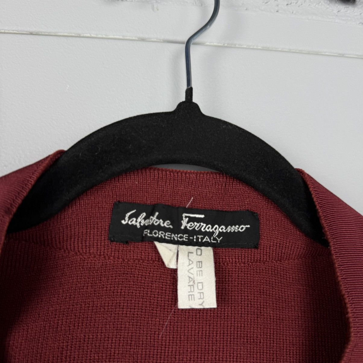 Salvatore Ferragamo Vintage Cardigan Blouse Salvatore Ferragamo Size M / US 6-8 / IT 42-44 - 3 Thumbnail