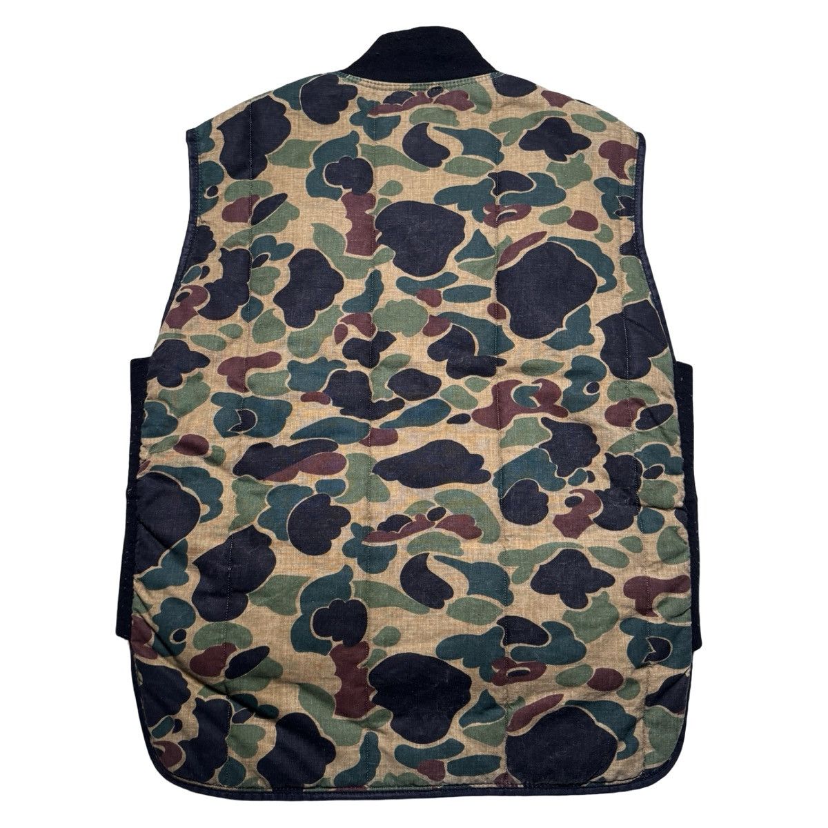 Other Vintage 60s Woodland Duck Camouflage Hunting Vest YKK l Size US L / EU 52-54 / 3 - 6 Thumbnail