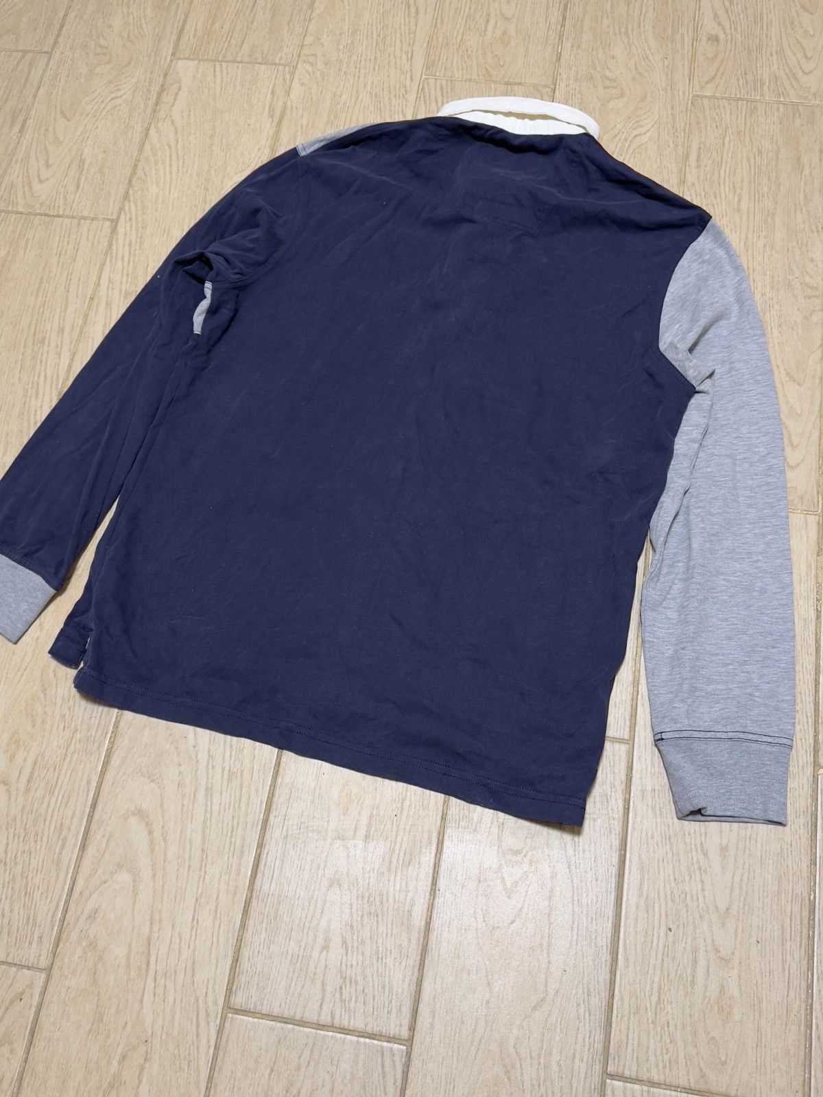 Designer × Japanese Brand Vintage Polo Ralph Lauren Style Distressed Rugby Sweatshirt Size US M / EU 48-50 / 2 - 9 Thumbnail