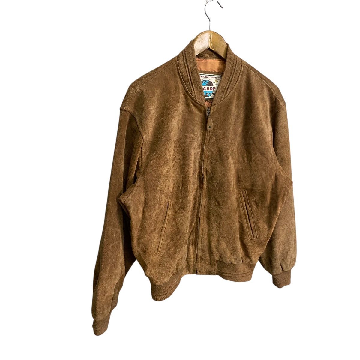 Japanese Brand Sea Hop Vintage 90s Leather Suede Jacket Schott Style Size US L / EU 52-54 / 3 - 2 Thumbnail