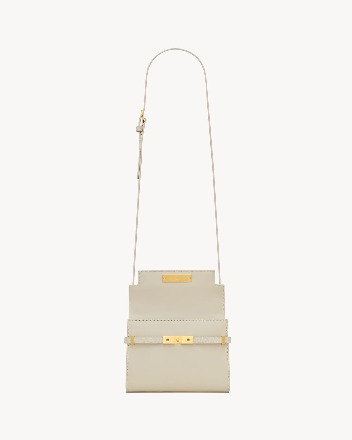 Saint Laurent Paris o1s1wg111125 Mini Manhattan Crossbody Bag in Box in White Size ONE SIZE - 4 Thumbnail