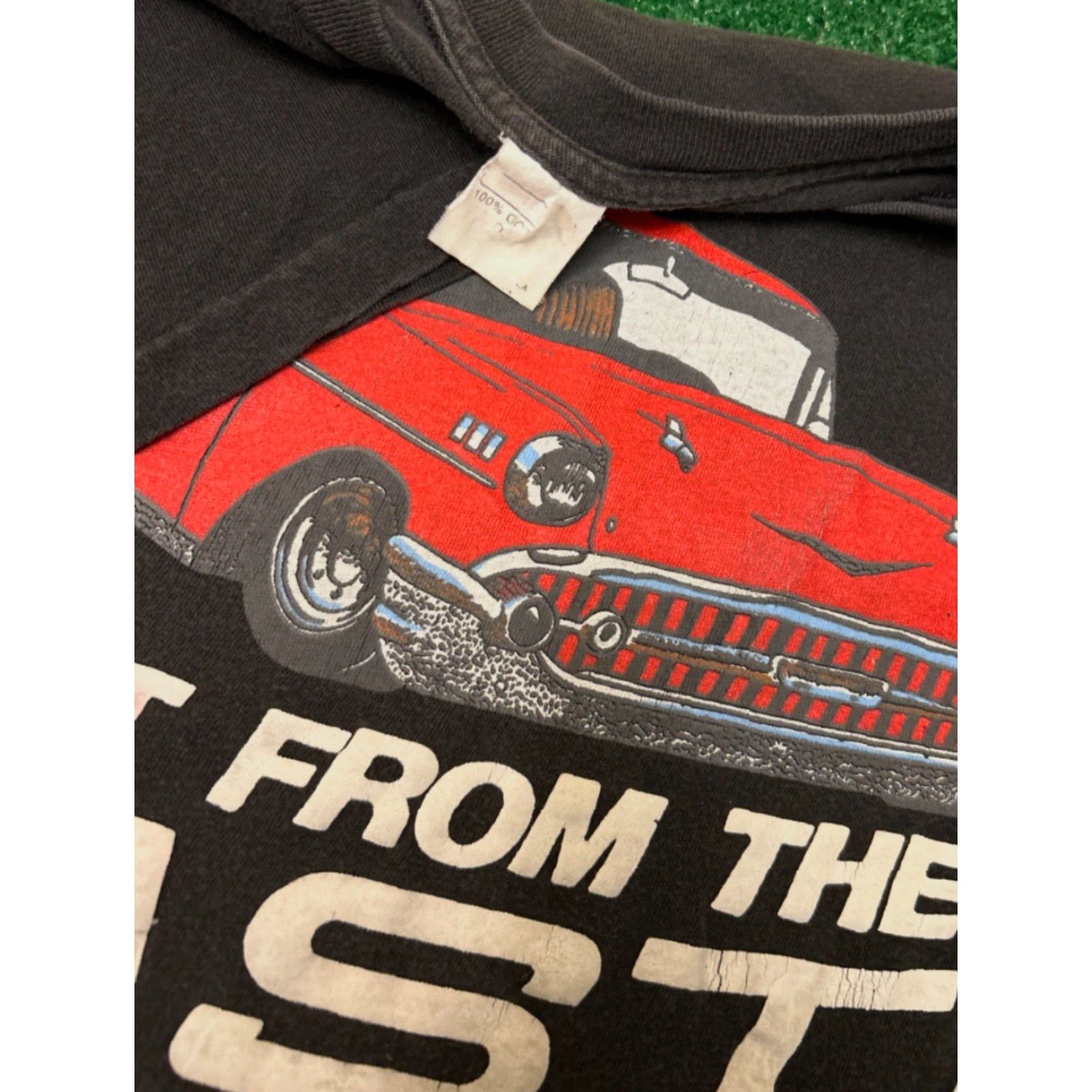 Vintage VINTAGE 90s Classic Car Chevy Bel Air VTG Shirt Mens L Black 90s Cars Vintage Hip Hop Punk Grunge Mens Size US L / EU 52-54 / 3 - 2 Thumbnail