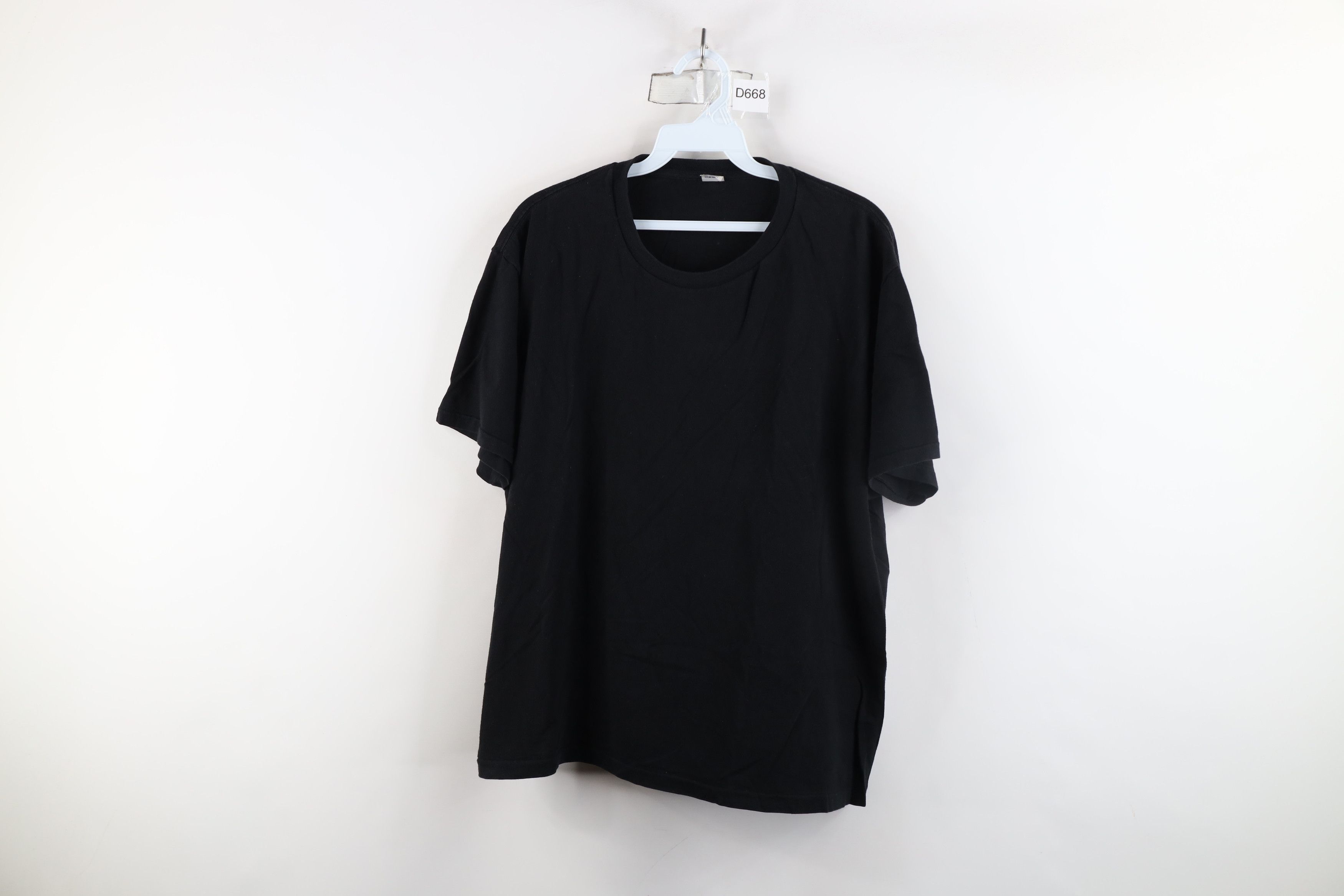 Vintage Vintage 90s Streetwear Fit Short Sleeve T-Shirt Black Cotton Size US XL / EU 56 / 4 - 1 Thumbnail