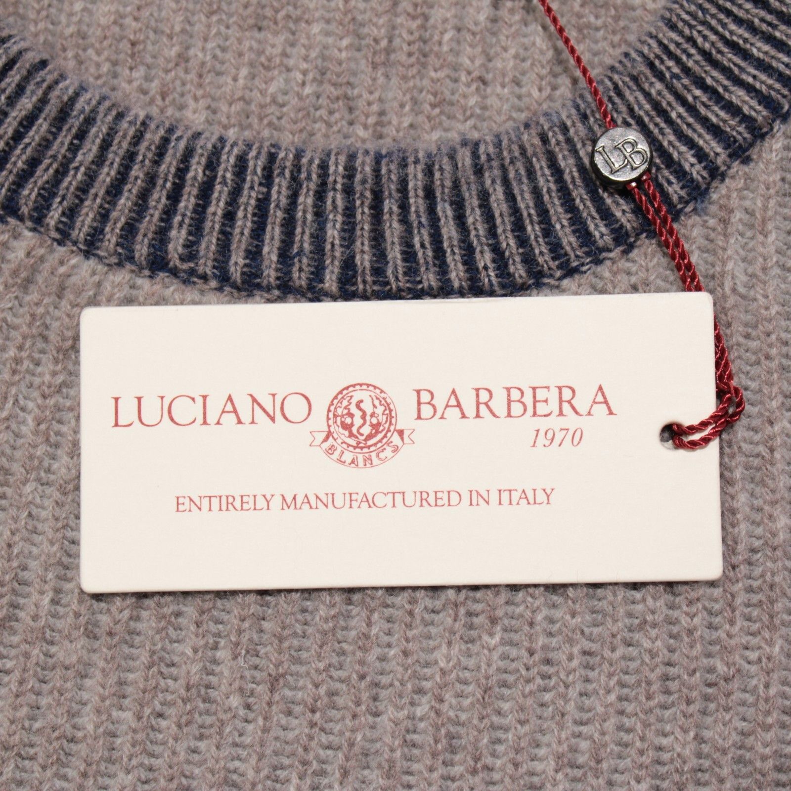 Luciano Barbera Luciano Barbera Sweater Size US M in Beige Size US M / EU 48-50 / 2 - 2 Thumbnail