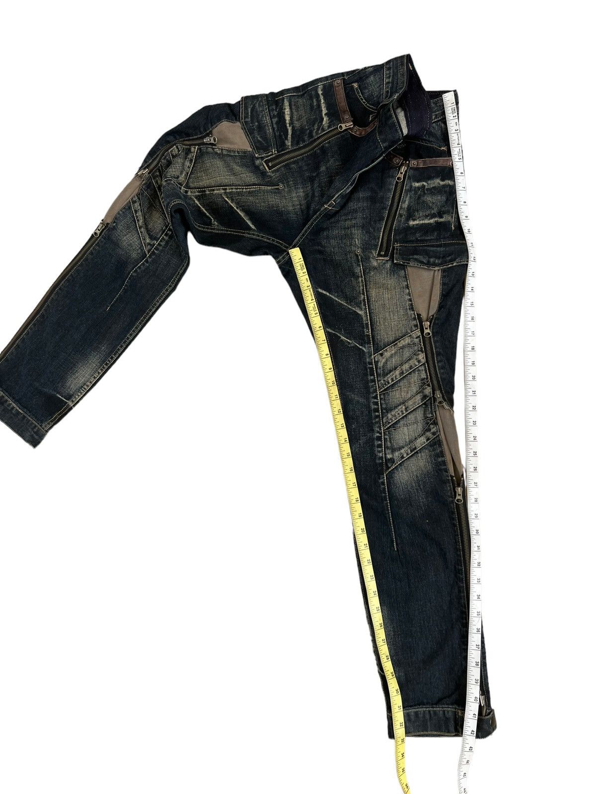 PPFM Vintage PPFM Bondage Denim Parachute Cargo Jeans Size US 32 / EU 48 - 5 Thumbnail
