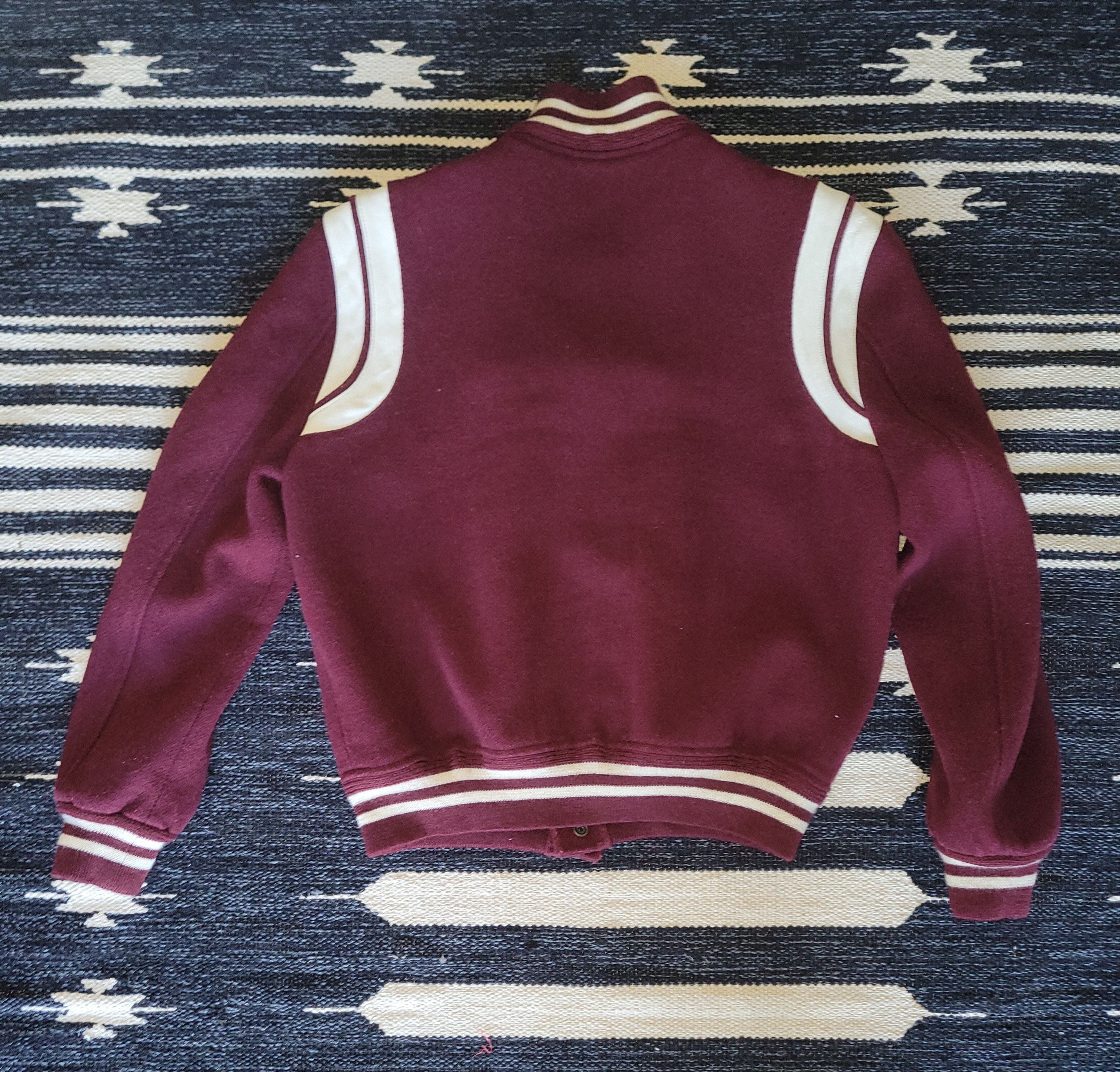 Saint Laurent Paris 2018 Saint Laurent Burgundy Teddy Jacket Size US M / EU 48-50 / 2 - 2 Thumbnail