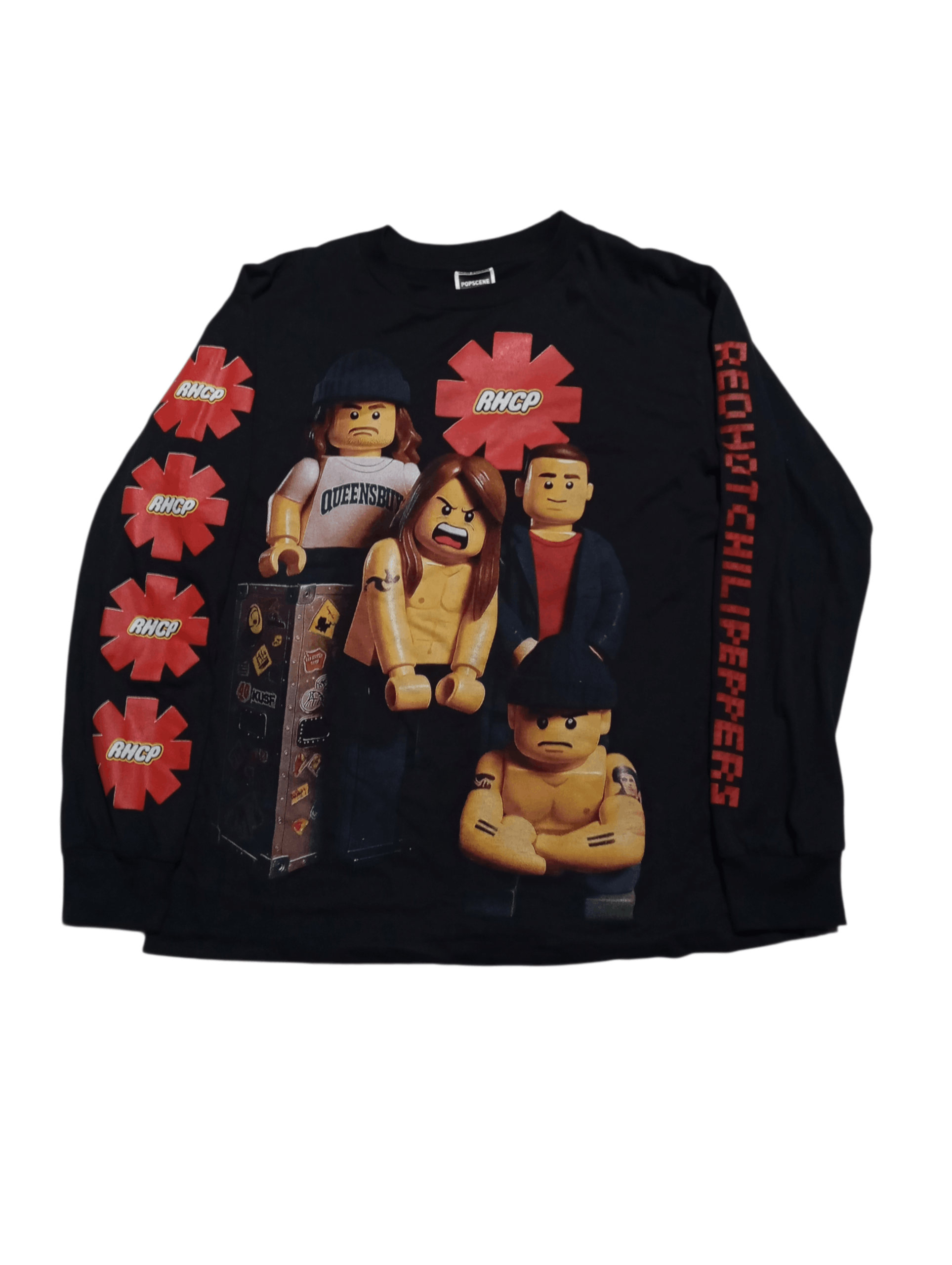 Band Tees Red Hot Chilli Peppers Rhcp Fanmade Longsleeve Size US L / EU 52-54 / 3 - 1 Thumbnail
