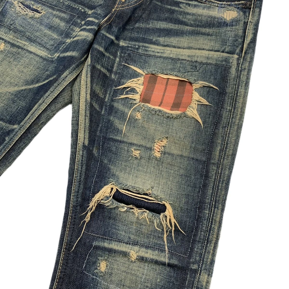 14th Addiction Led Rechwe Distressed Denim Size US 31 - 2 Thumbnail