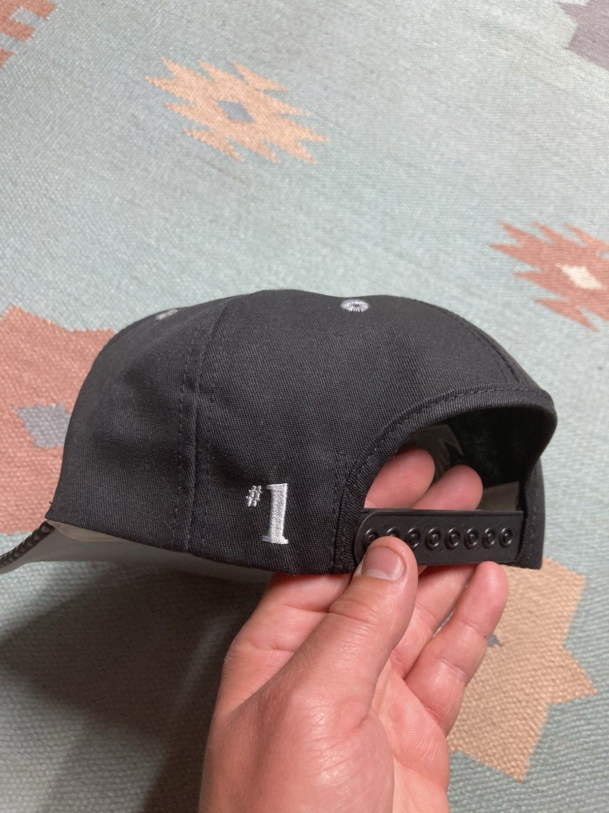 Vintage 90s SnapBack hat Atlanta falcons #1 apparel USA NFL black Size ONE SIZE - 5 Thumbnail