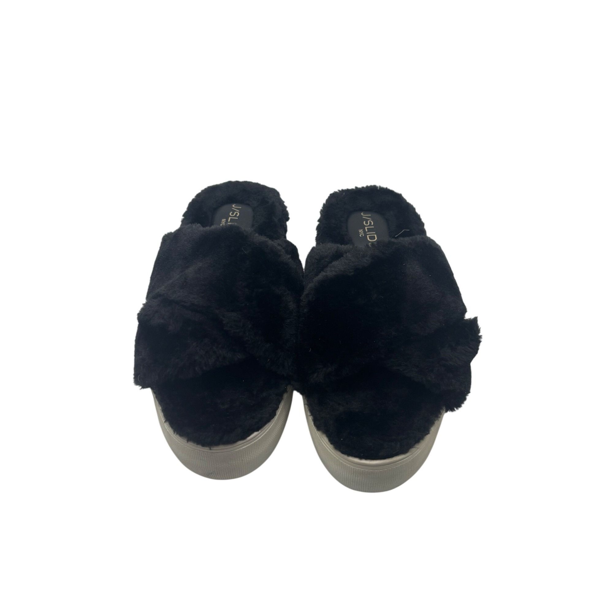 Other J/Slides NYC Faux Fur Slide Sandal, Black, Size 6 Size US 6 / IT 36 - 8 Thumbnail