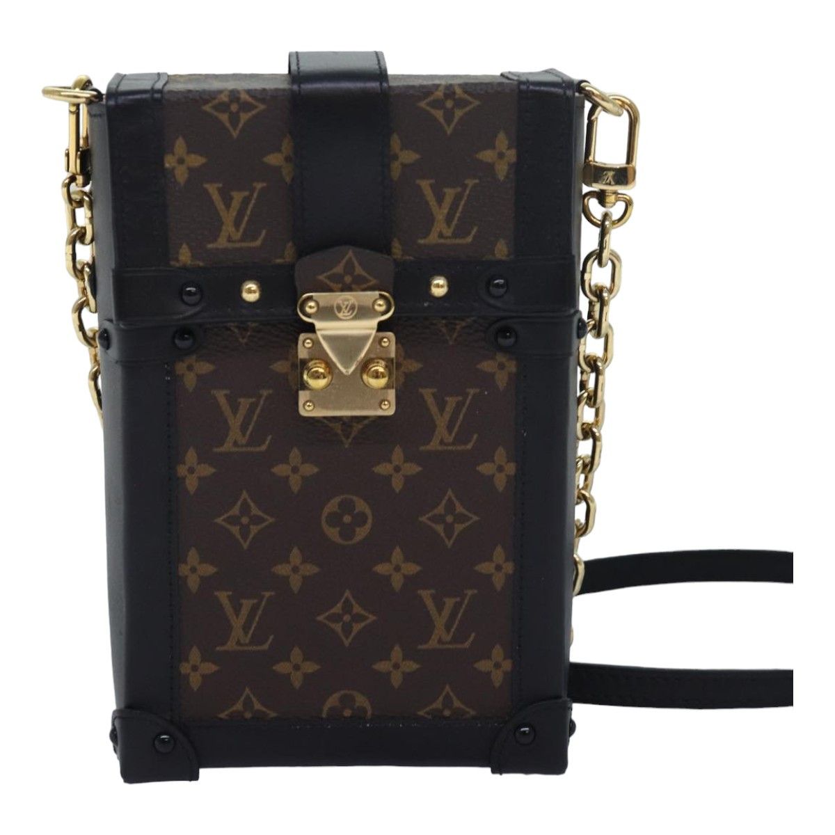 Louis Vuitton Trunk Brown Canvas Shoulder Bag (Pre-Owned) Size ONE SIZE - 1 Thumbnail