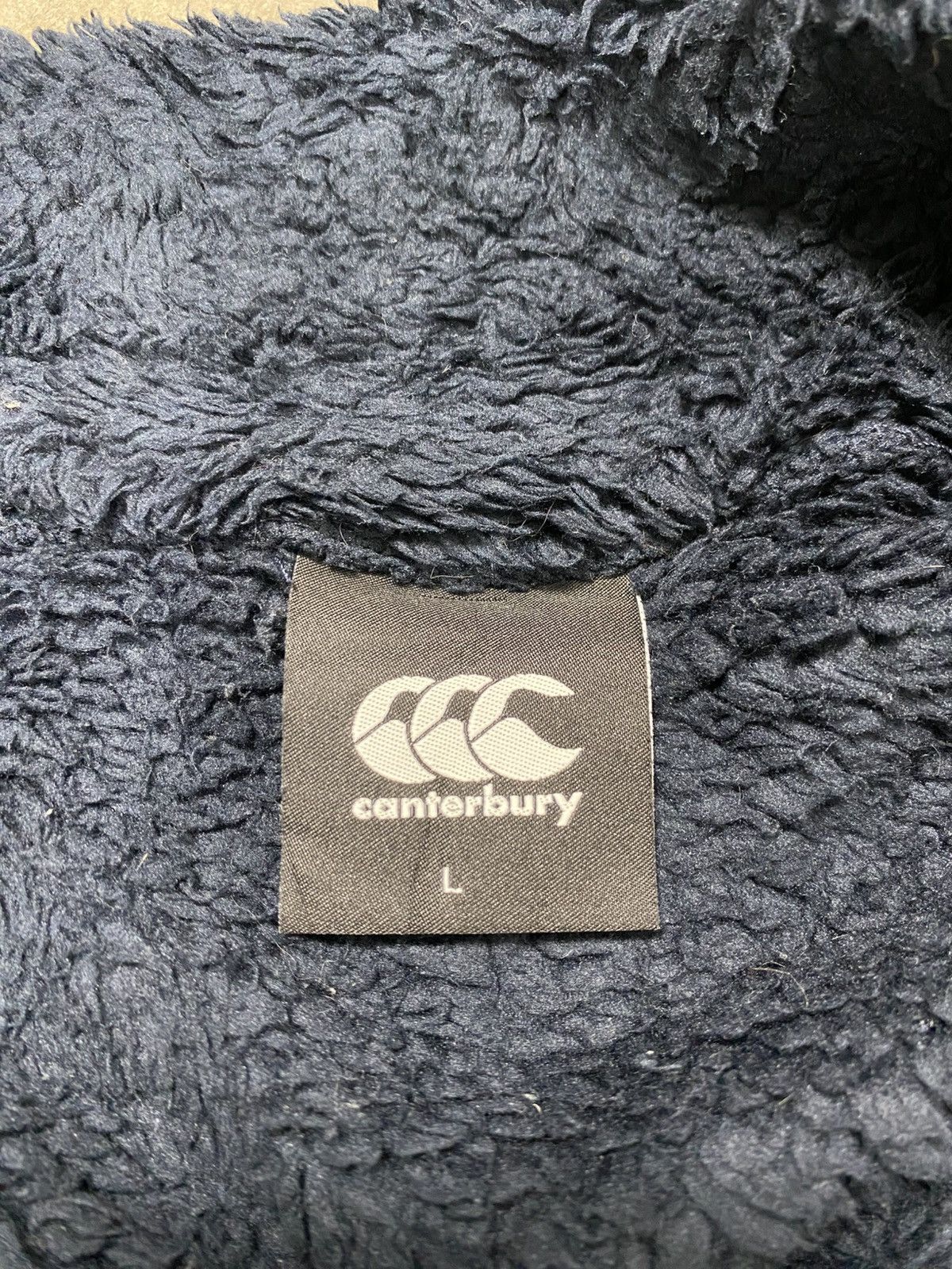 Canterbury of New Zealand Canterburry Zipper Fleece Sweatshirt Jumper Sweats RugbyTeam Size US L / EU 52-54 / 3 - 11 Thumbnail