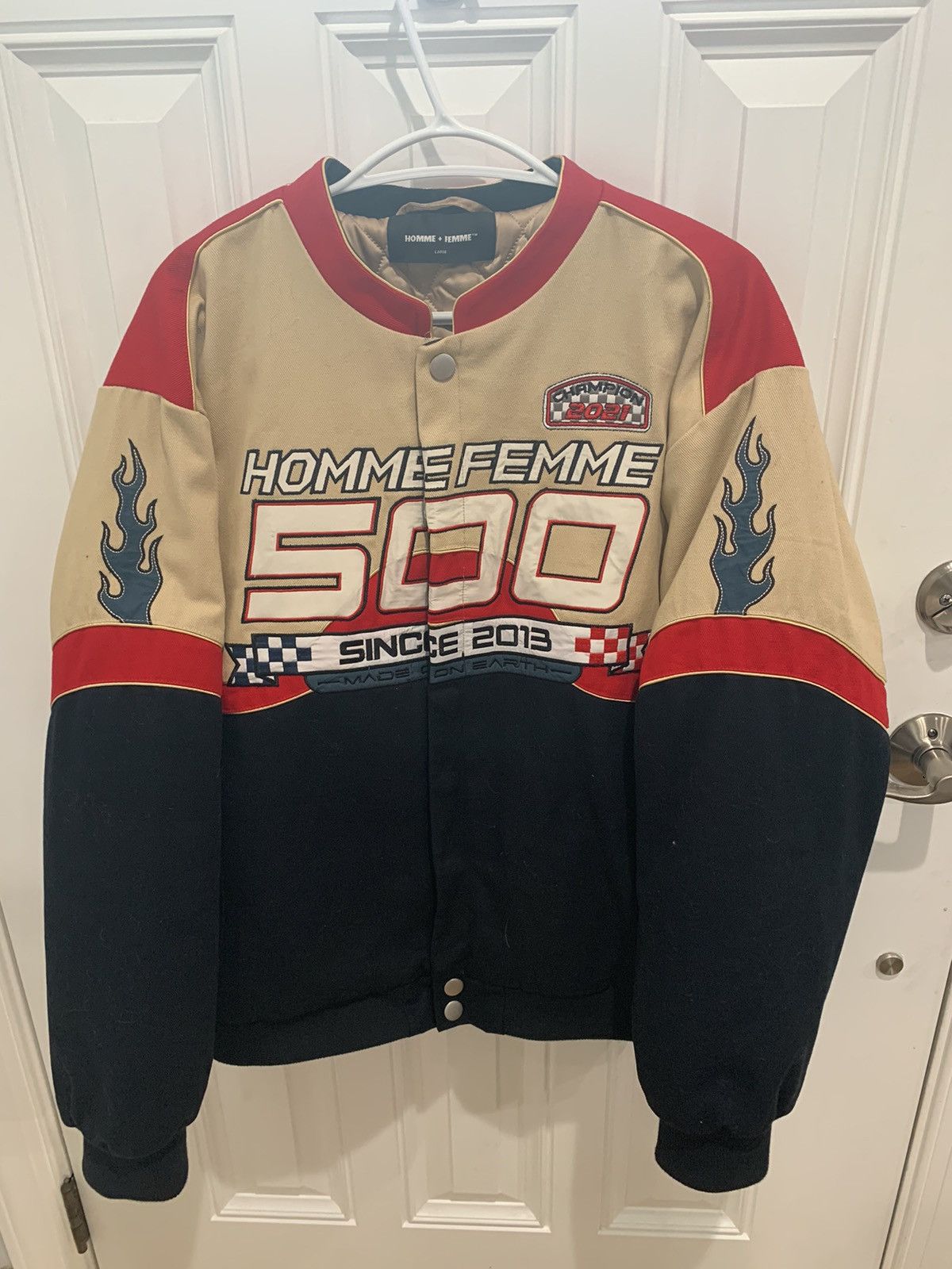 Homme + Femme La Homme Femme Racer Jacket Size US L / EU 52-54 / 3 - 1 Thumbnail