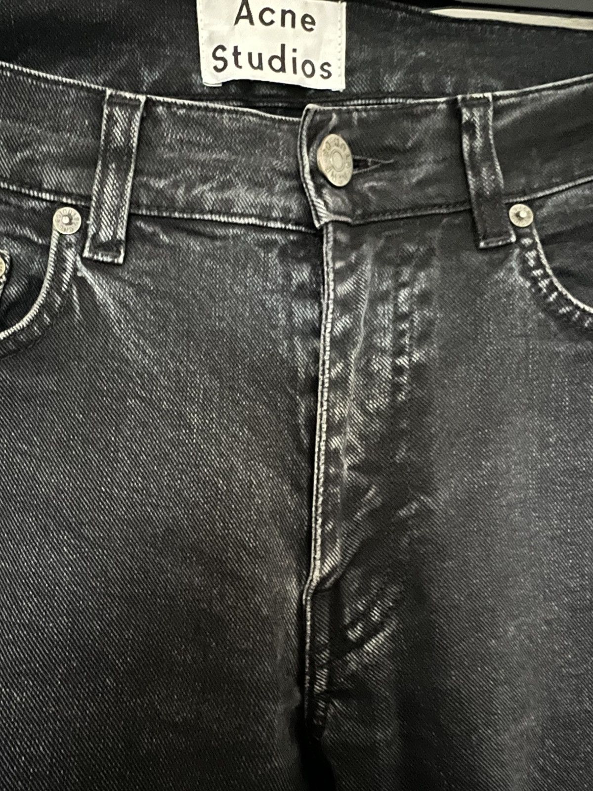 Acne Studios Acne Studios Thin Used Noir Skinny Jeans Black Thom Yorke Size US 29 - 2 Thumbnail