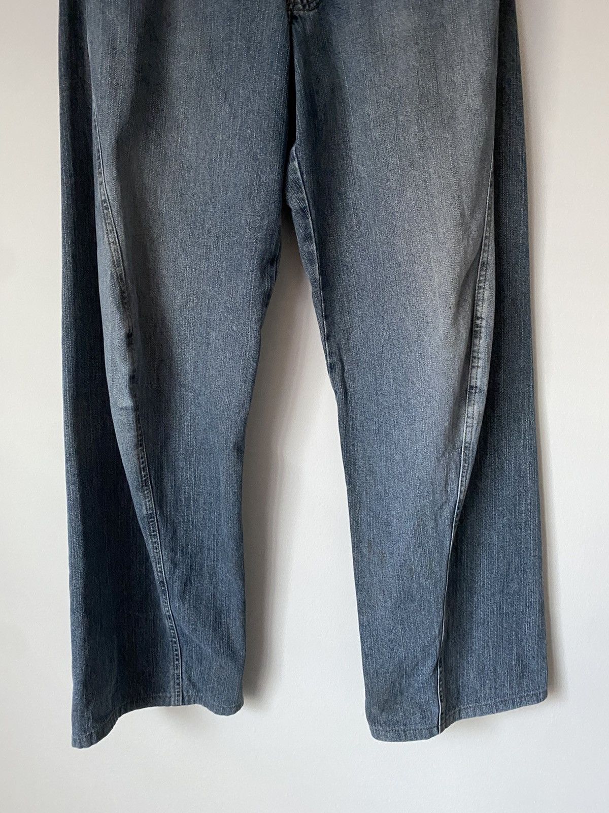 Emporio Armani 90s Vintage Armani Twist Denim Trouser Size US 36 / EU 52 - 4 Thumbnail