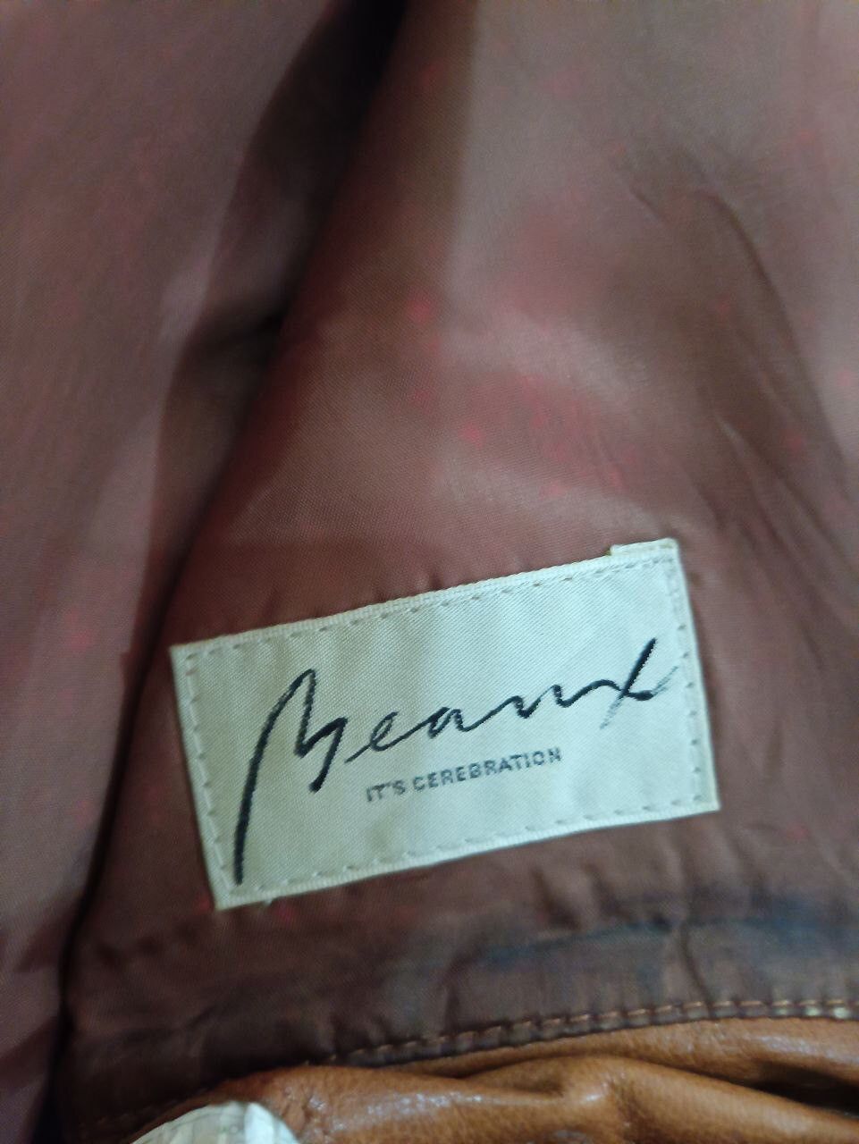 Genuine Leather BEAUX LEATHER JACKET Size US XL / EU 56 / 4 - 7 Thumbnail