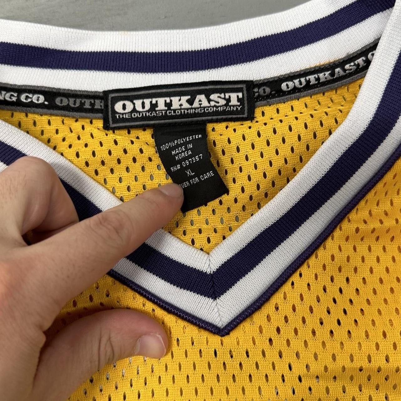 Outkast RARE Y2K Outkast Clothing Co. Lakers Jersey Men’s XL Size US XL / EU 56 / 4 - 4 Thumbnail