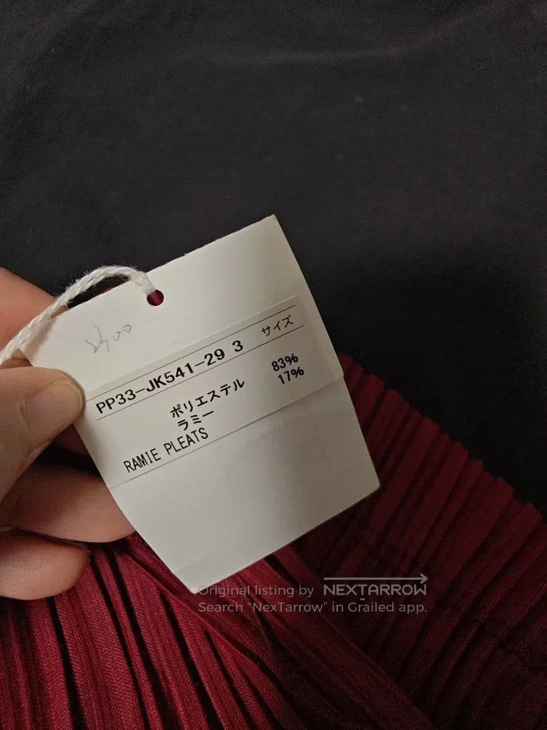 Issey Miyake Issey Miyake Bordeaux Red Top Size L / US 10 / IT 46 - 4 Thumbnail