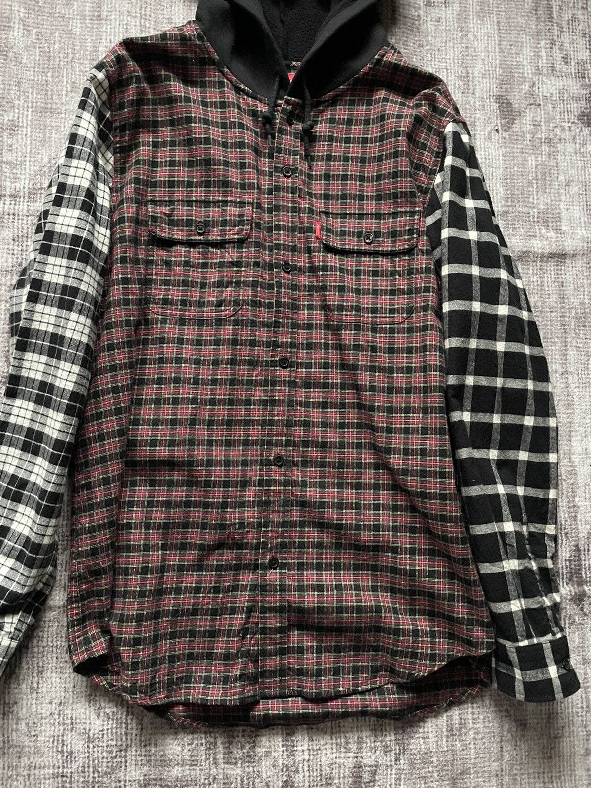 Supreme Supreme SS14 Hooded Flannel Shirt Size US L / EU 52-54 / 3 - 2 Thumbnail