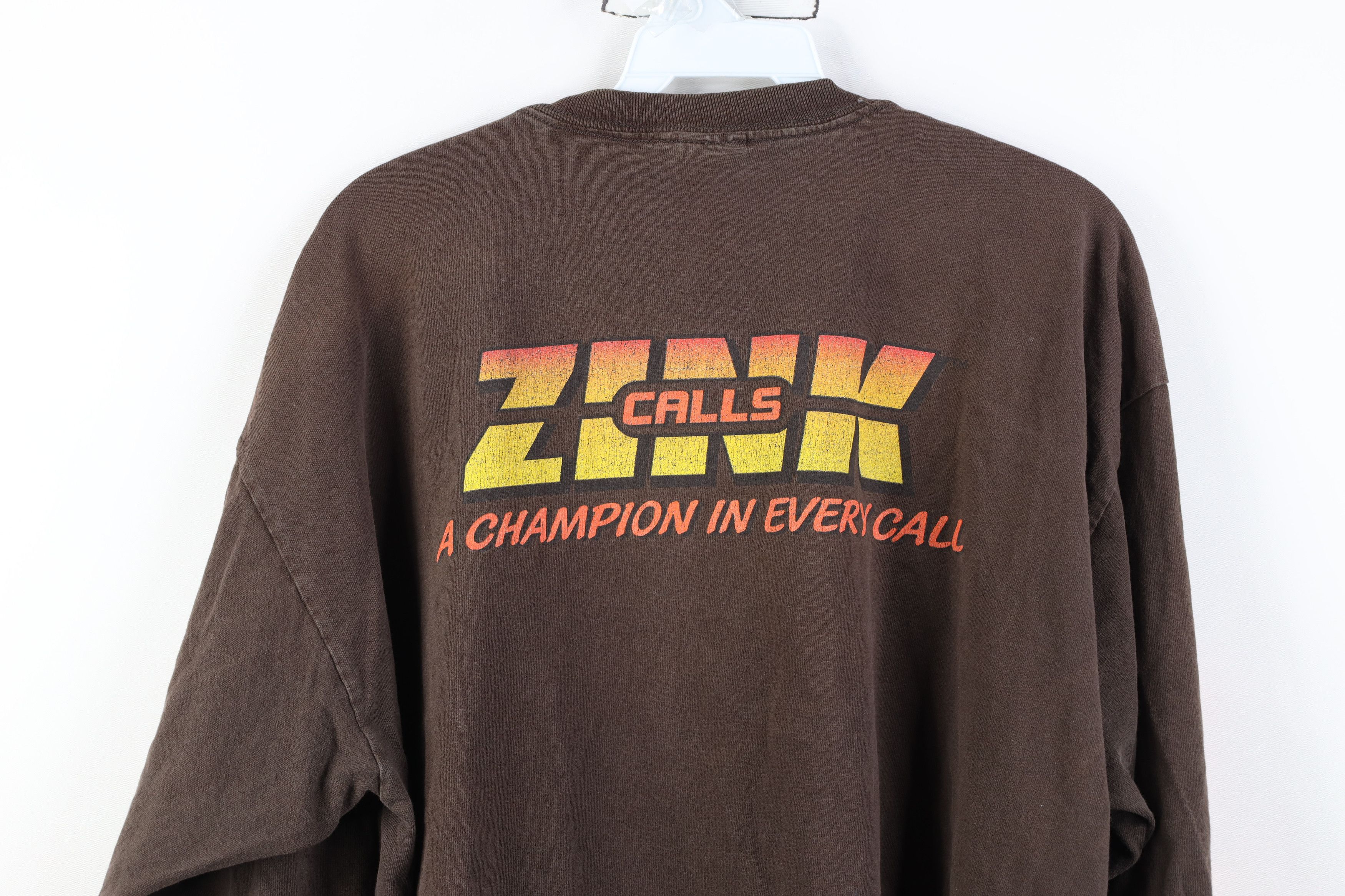 Vintage Vintage 90s Y2K Calls Hunting Geese Duck Long Sleeve T-Shirt Size US XL / EU 56 / 4 - 14 Thumbnail
