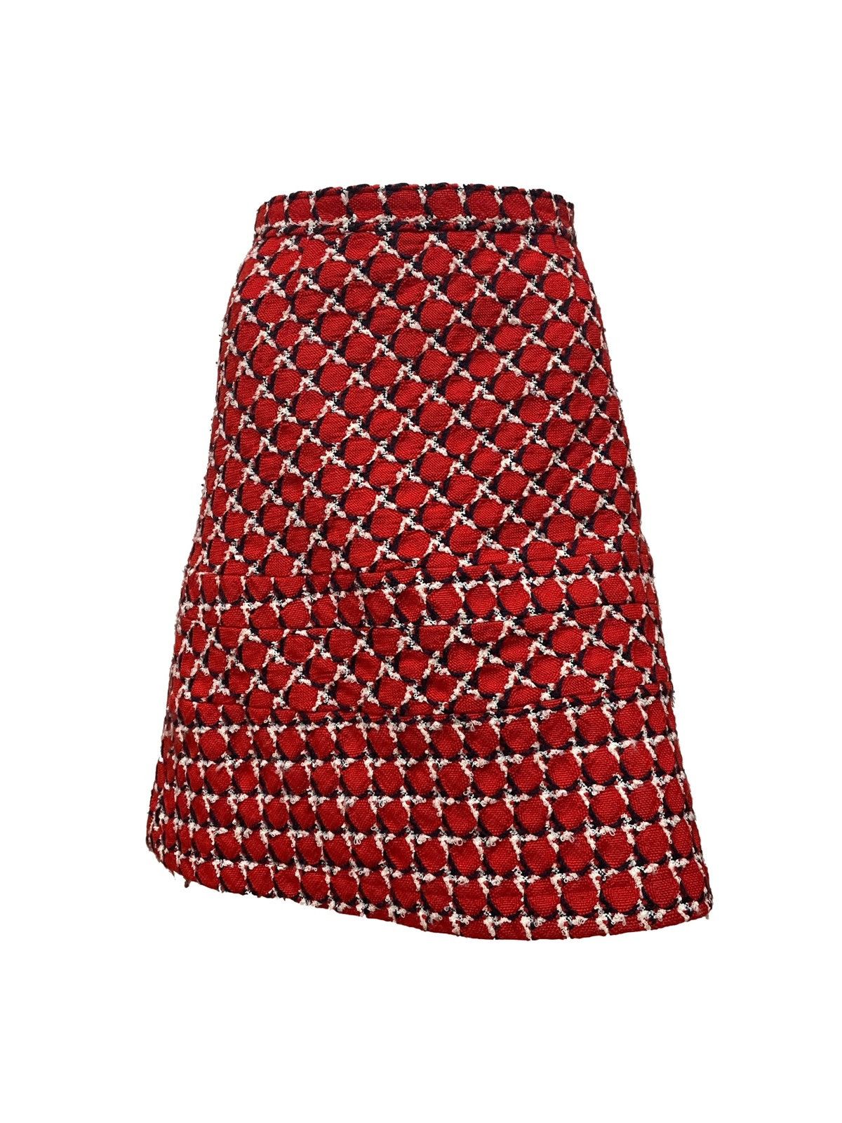 Junya Watanabe JUNYA WATANABE F/W 2001 Check Tweed Flared Midi Skirt Size 27" / US 4 / IT 40 - 1 Thumbnail