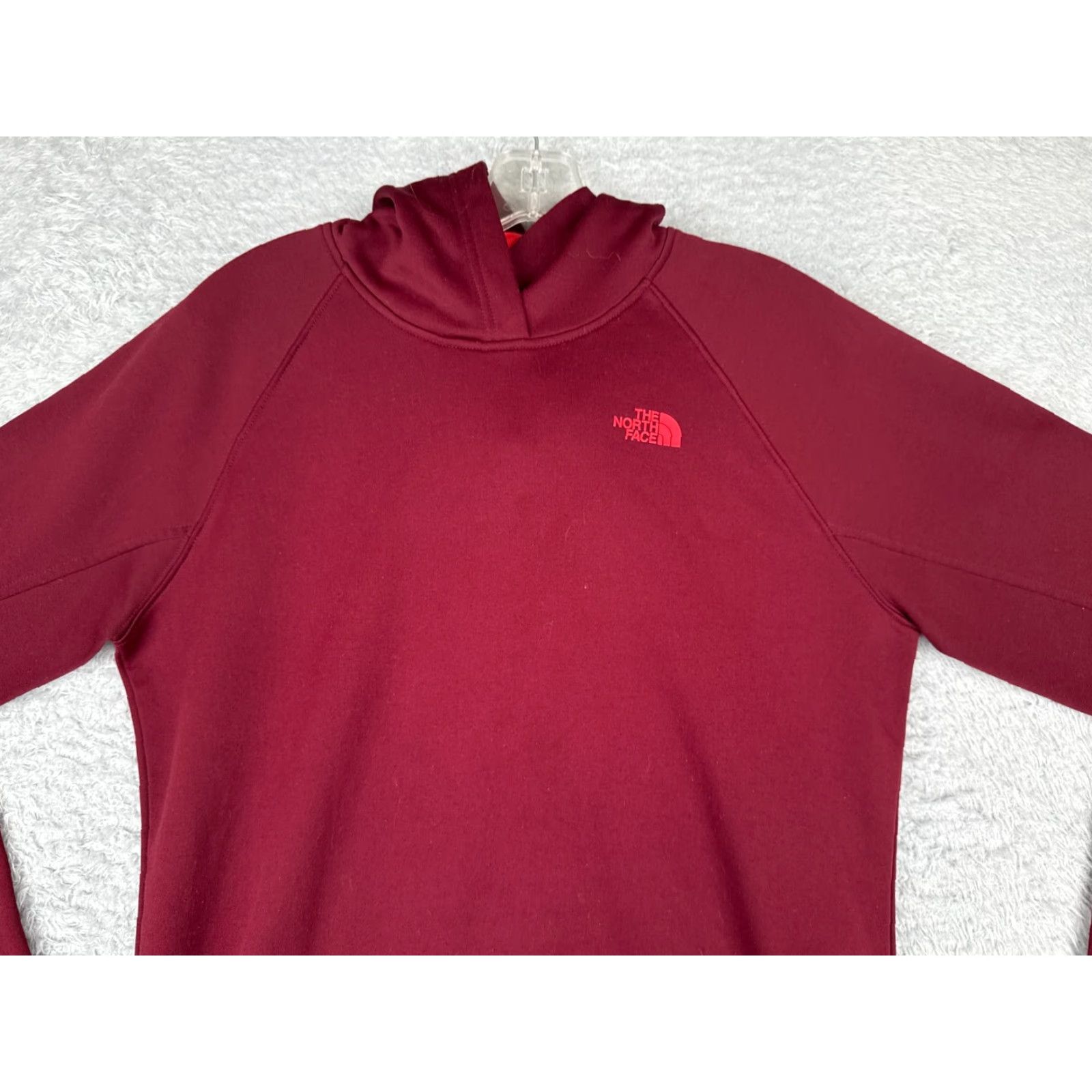 The North Face The North Face Sweater Womens Small Red Pullover Hoodie 100% Polyester Pocket Size S / US 4 / IT 40 - 4 Thumbnail