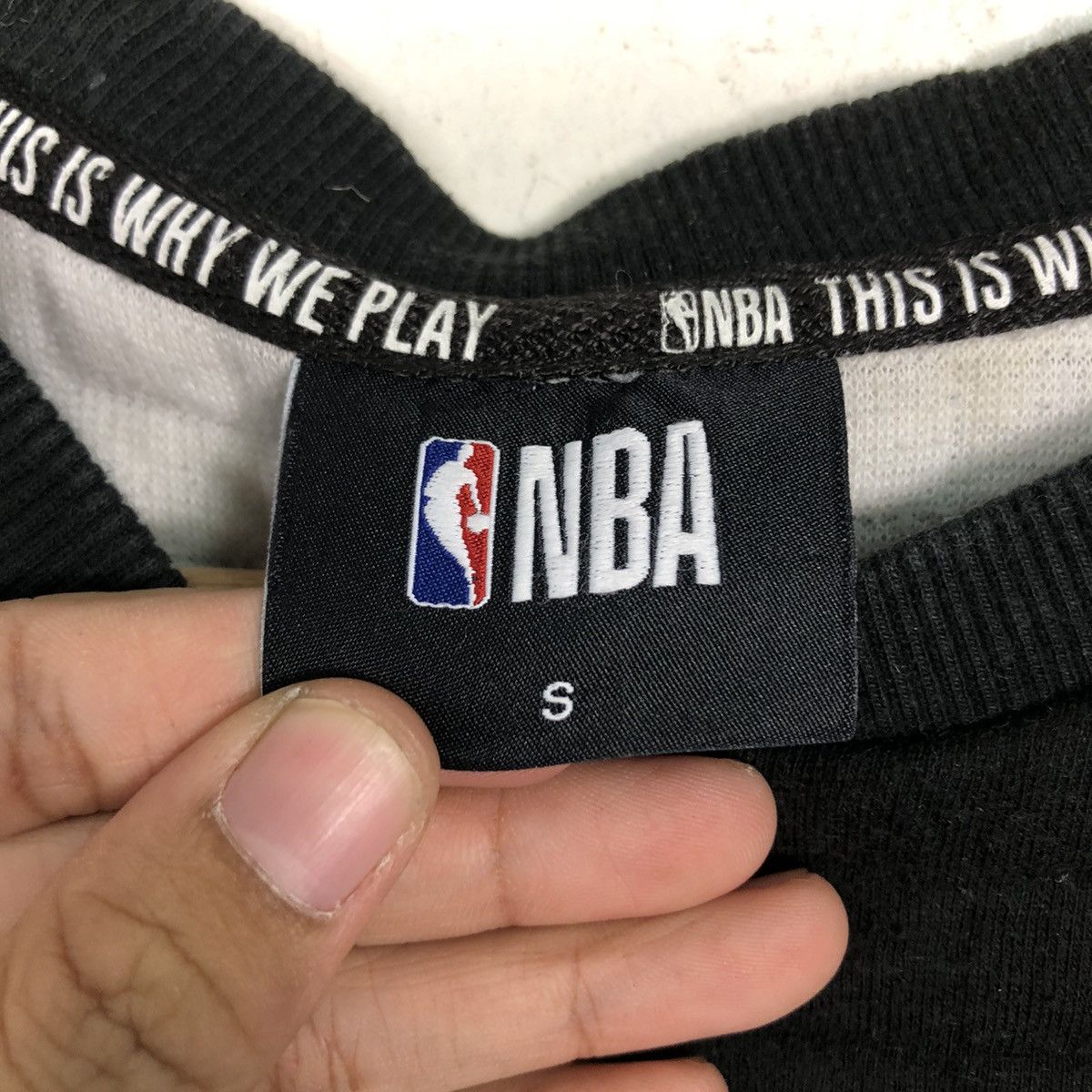 NBA 📌Vintage Sweatshirt Long Sleeve Nba Big Logo Design Size US S / EU 44-46 / 1 - 16 Thumbnail