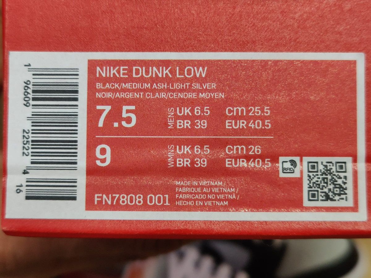 Nike Nike Dunk Low Mini Swoosh size EU 40.5-US 7.5 Size US 7.5 / EU 40-41 - 9 Thumbnail