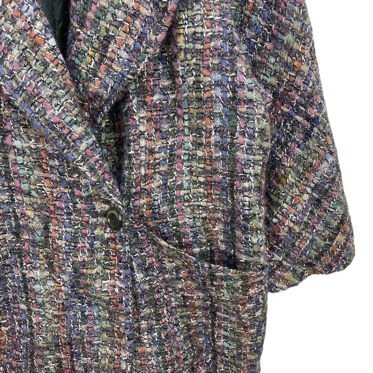 Aran Isles Knitwear Japanese Brand Charmate Tweed Jacket Size M / US 6-8 / IT 42-44 - 3 Thumbnail