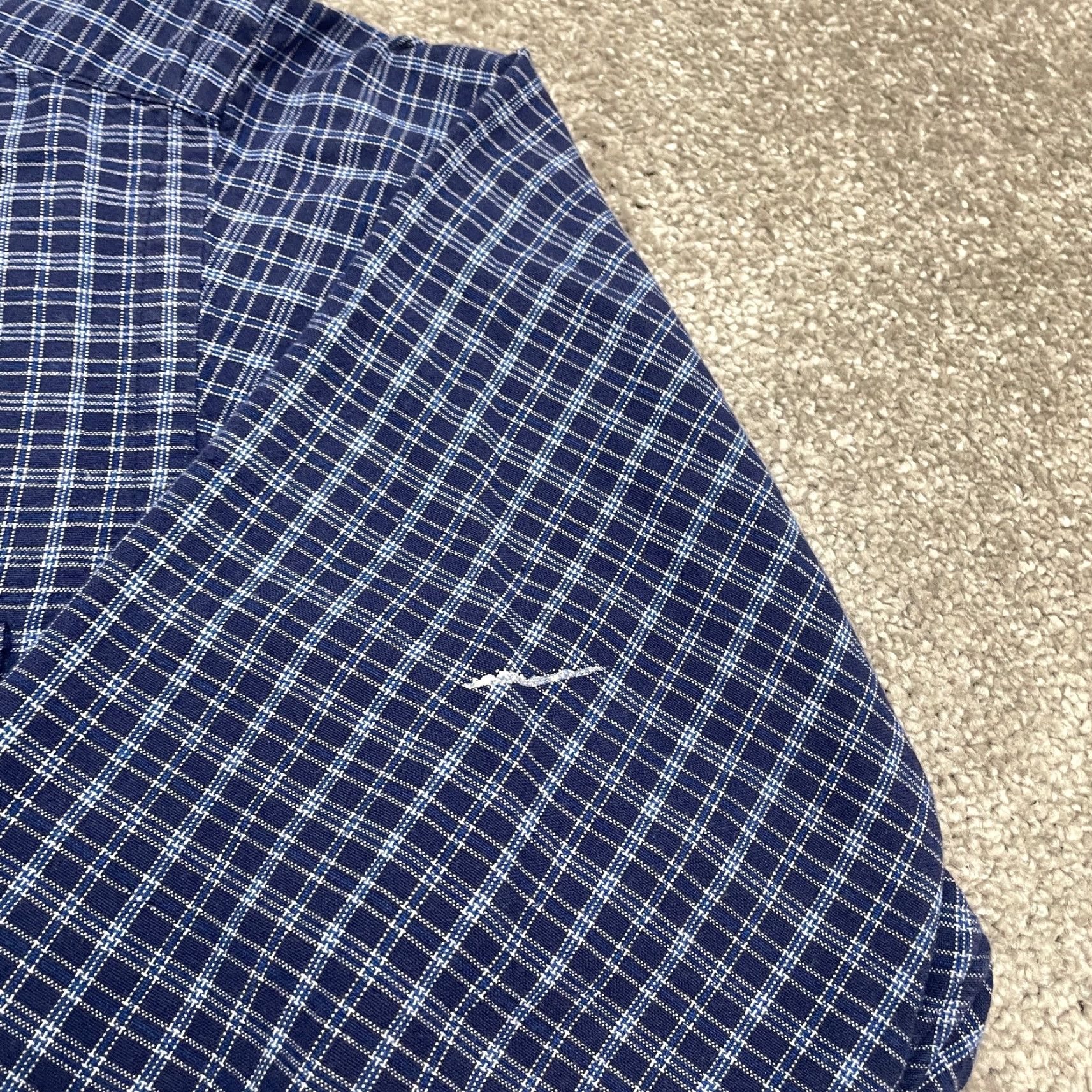 Polo Ralph Lauren VINTAGE Polo Ralph Lauren Halpern Button-Down Shirt Mens Large Blue Plaid Cotton Classic Casual Size US XS / EU 42 / 0 - 6 Thumbnail