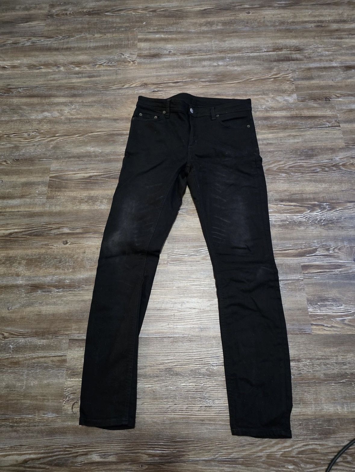 Acne Studios Skinny black acne studios jeans climb Size US 28 / EU 44 - 1 Thumbnail
