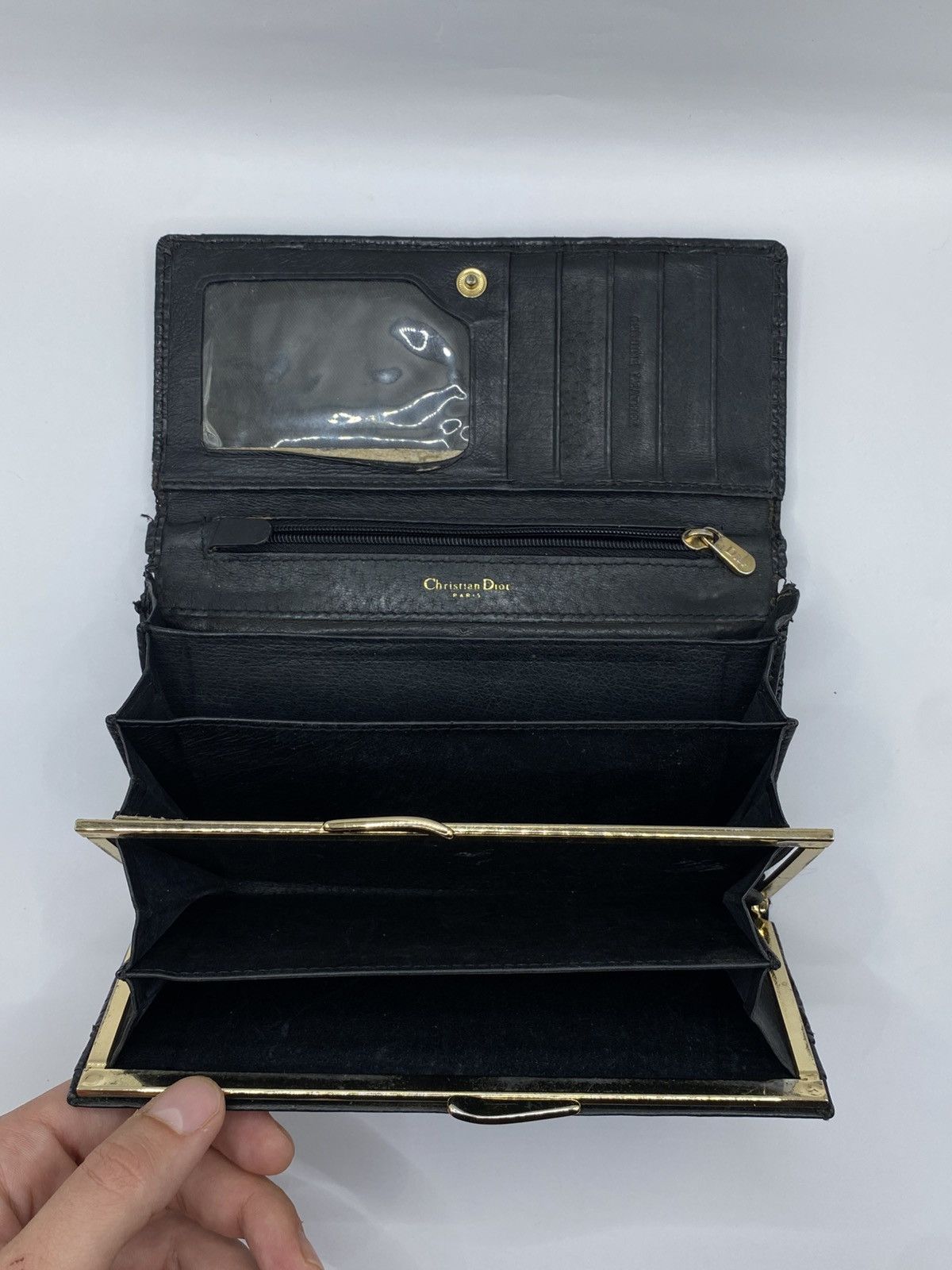 Christian Dior Monsieur Christian Dior vintage leather wallet Size ONE SIZE - 8 Thumbnail