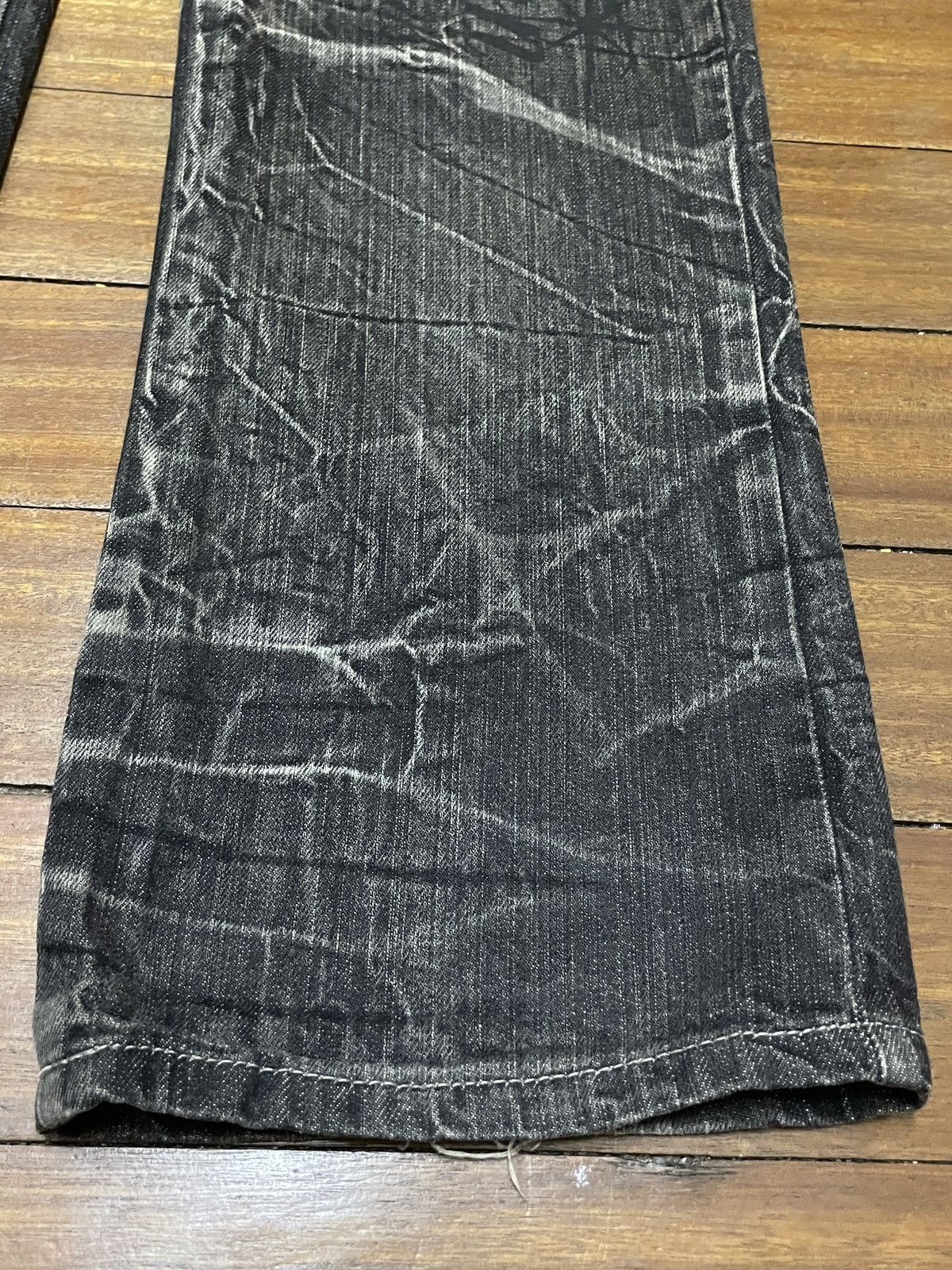 If Six Was Nine × Japanese Brand × Le Grande Bleu (L.G.B.) Very Rare Vintage Brand Wild Life Double Waist Jeans 1990s Size US 33 - 6 Thumbnail