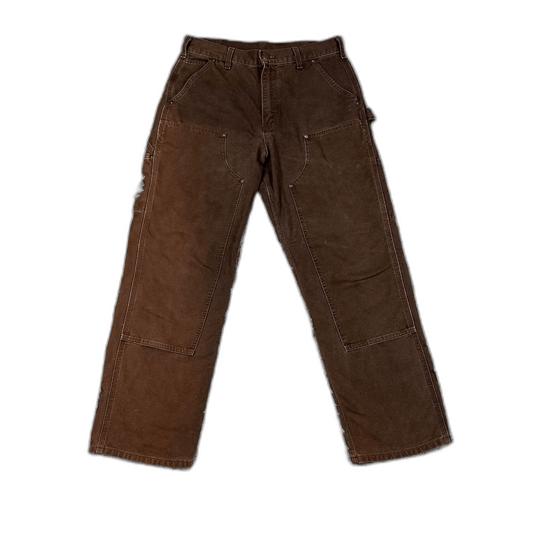 Carhartt Carhartt B136 Work Pants with Distressed Look Size US 32 / EU 48 - 1 Thumbnail