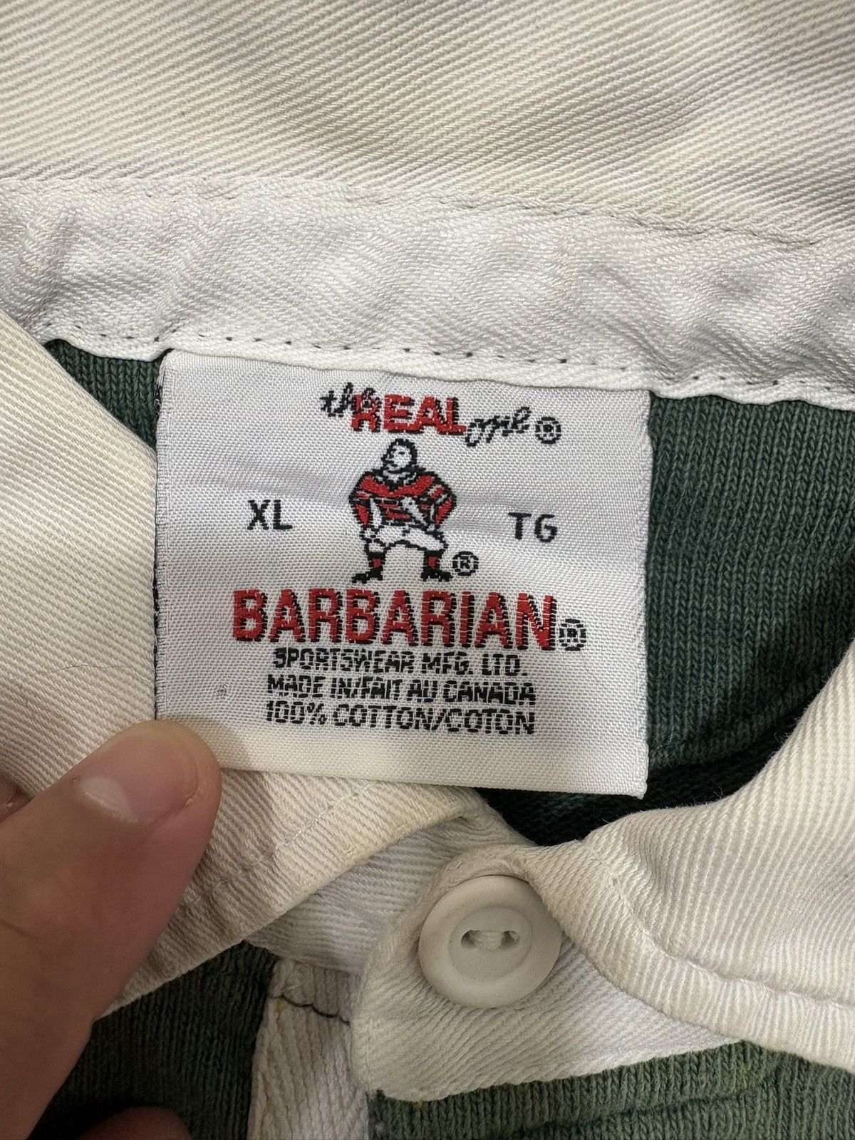 Barbarian Barbarian long sleeve Polo rugby shirt fit like M-L size Size US L / EU 52-54 / 3 - 7 Thumbnail