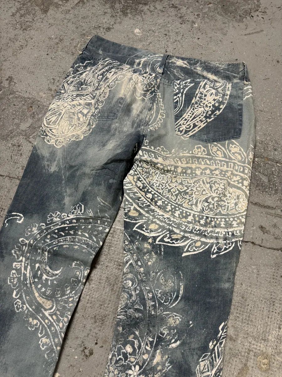 Just Cavalli AW2003 Cavalli Blue Asian World Tribal Pants Size US 32 / EU 48 - 8 Thumbnail