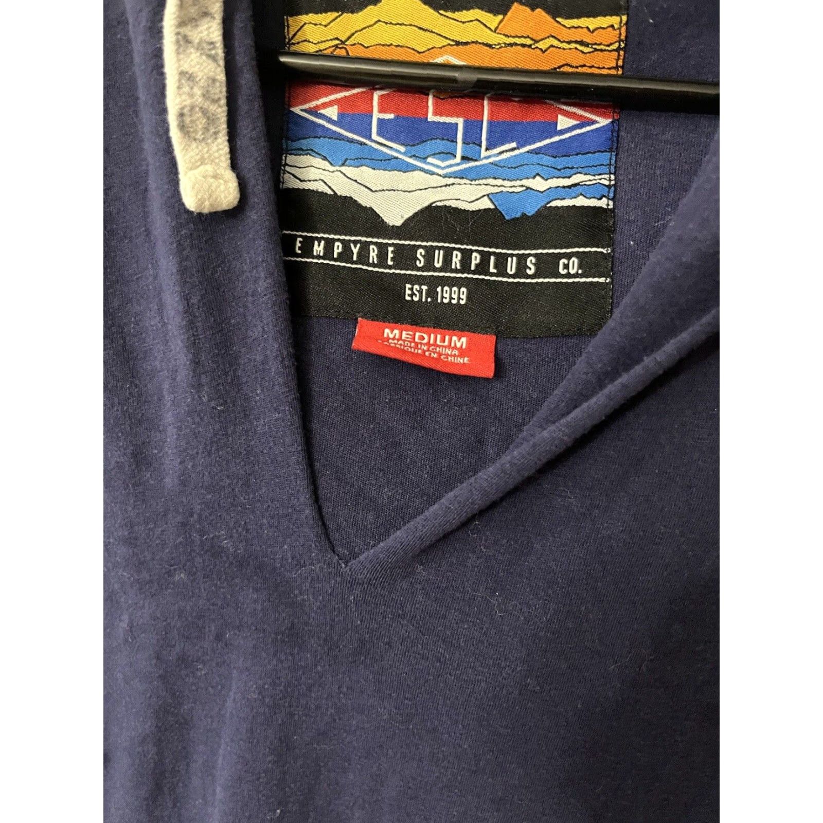 Empyre VINTAGE Surplus Co EMPYRE AZTEC Hoodie Men’s M Blue Pullover Size US M / EU 48-50 / 2 - 3 Thumbnail