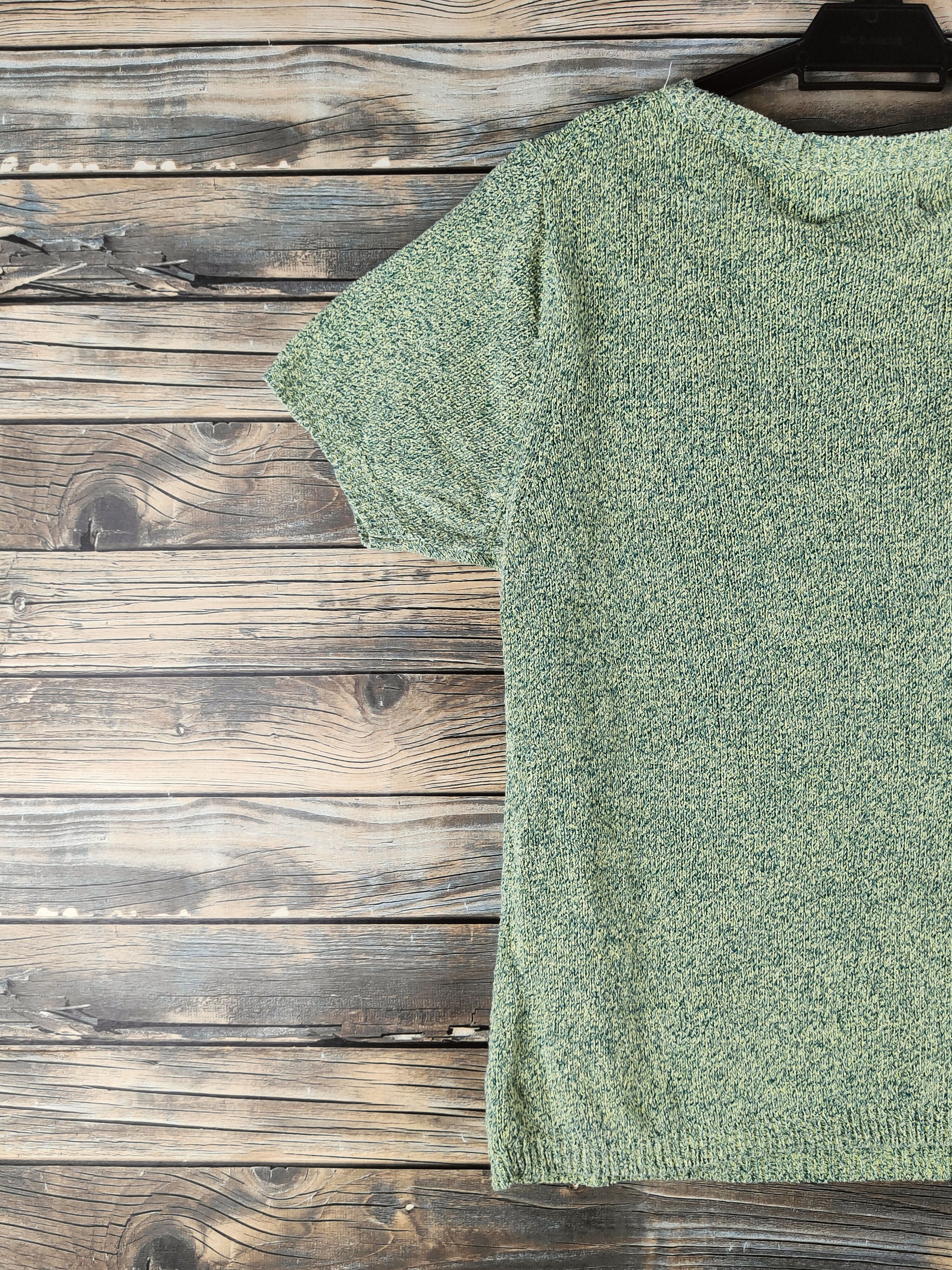 Junko Shimada DL Junko Shimada Green Knitwear japan vintage Tee #46-977 Size US S / EU 44-46 / 1 - 8 Thumbnail