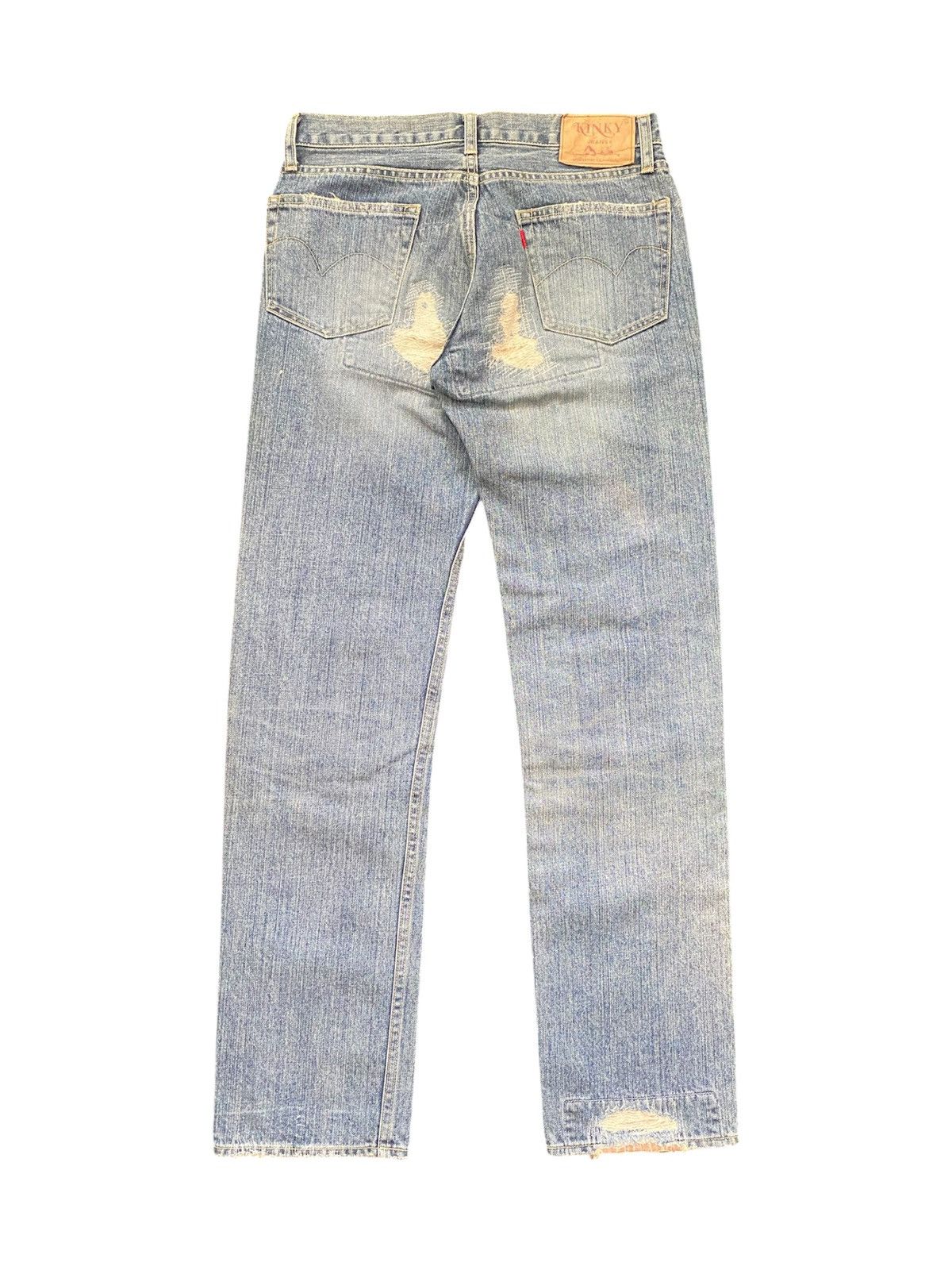Hysteric Glamour Hysteric Glamour Patchwork Distressed Denim Size US 30 / EU 46 - 2 Thumbnail