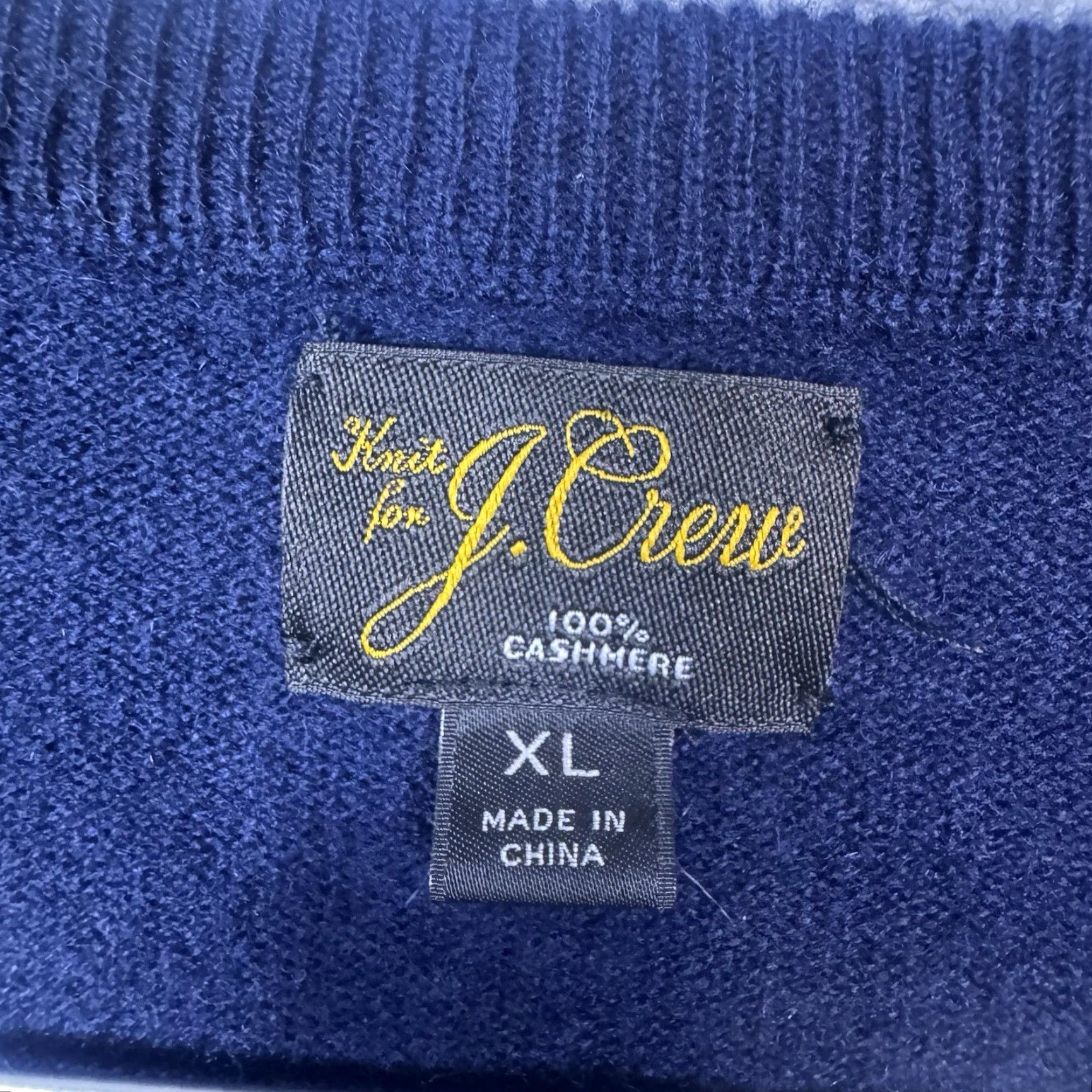 J.Crew J.CREW 100% Cashmere Sweater Mens XL Crewneck Pullover Striped Knit Rugby BI838 Size US XL / EU 56 / 4 - 6 Thumbnail