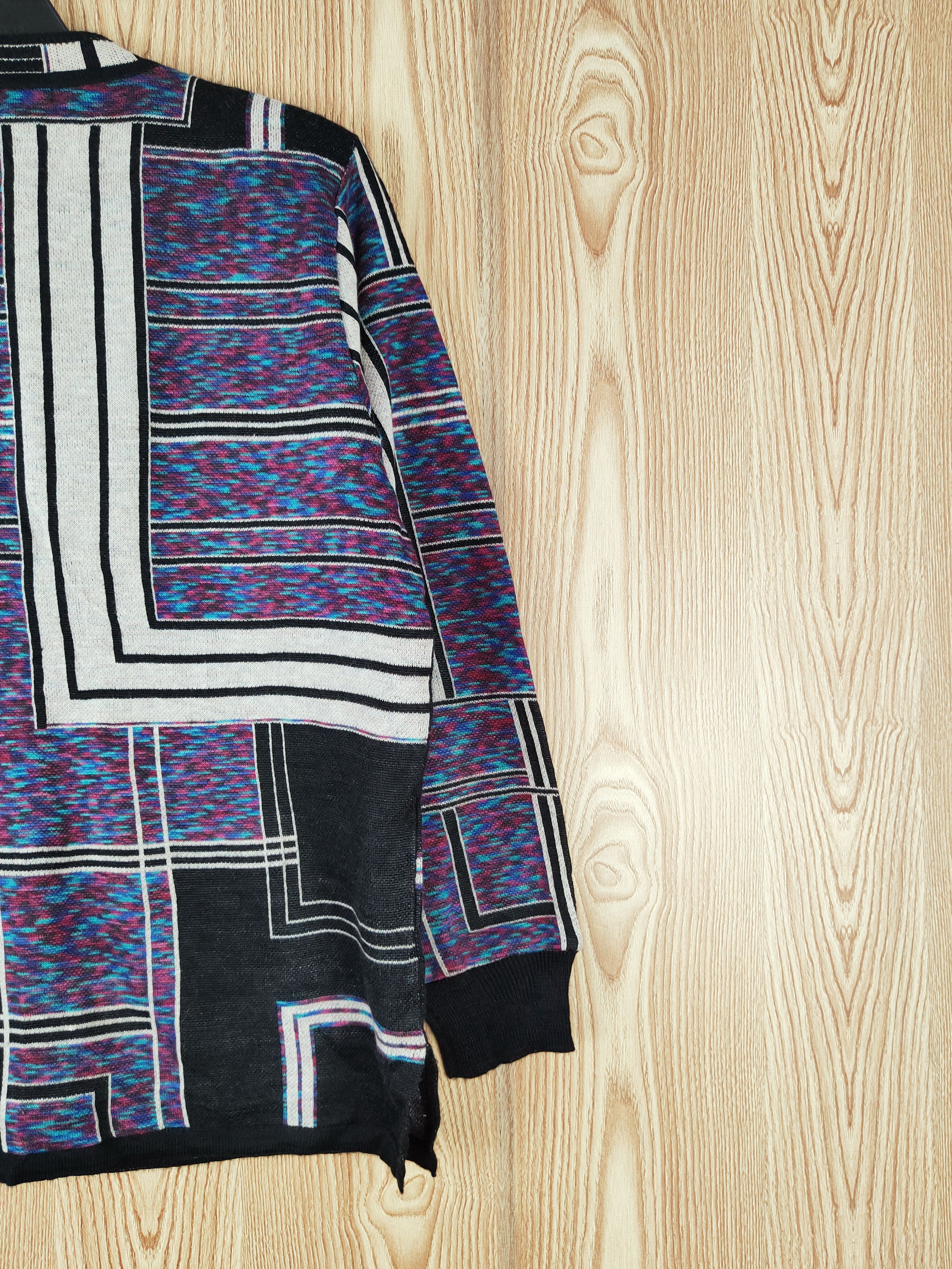 Homespun Knitwear Scatola di Sorpresa art patchwork Knitwear Cardigan #W036 Size M / US 6-8 / IT 42-44 - 9 Thumbnail