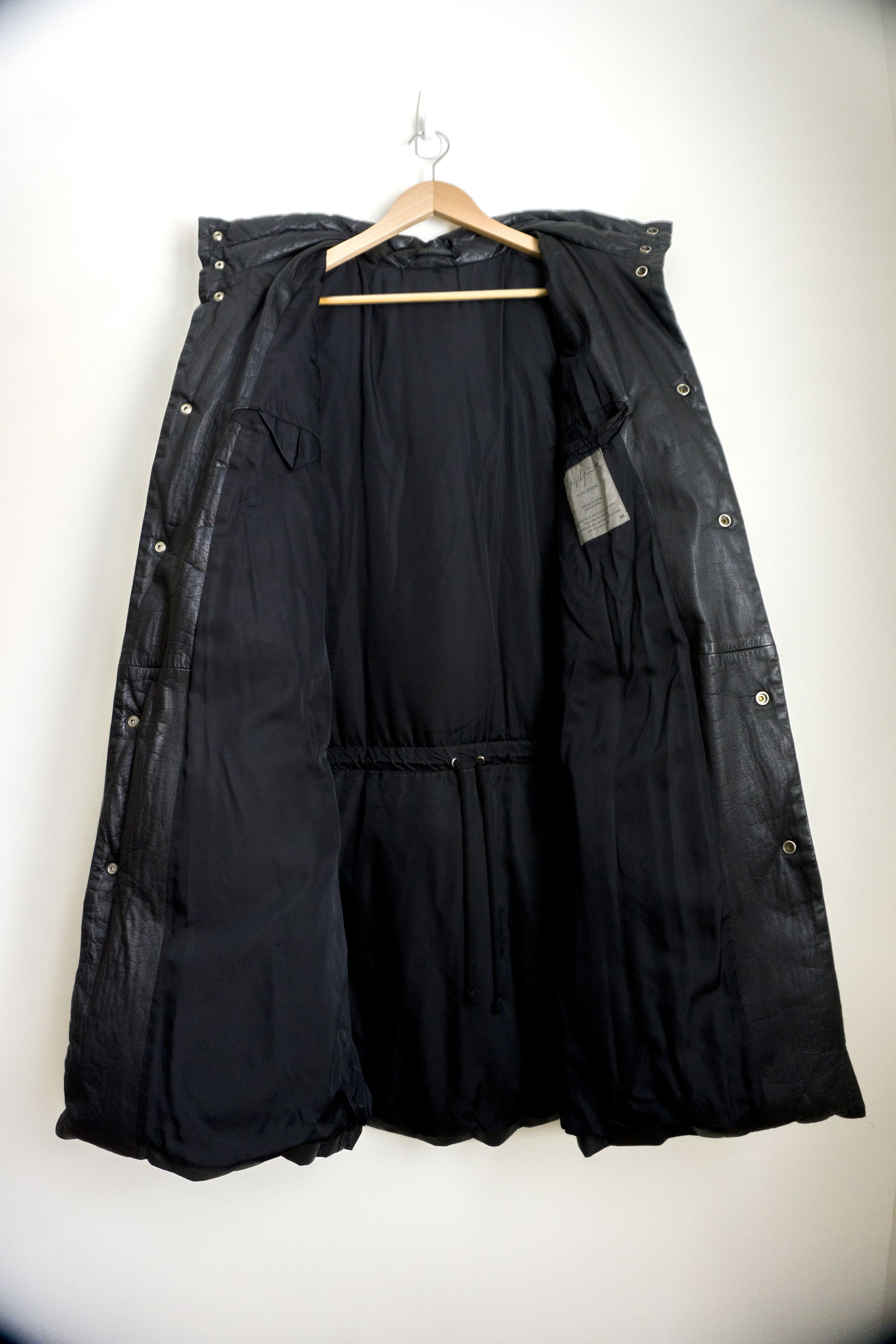 Yohji Yamamoto FW92 Leather Goose Down Coat Size US M / EU 48-50 / 2 - 3 Thumbnail