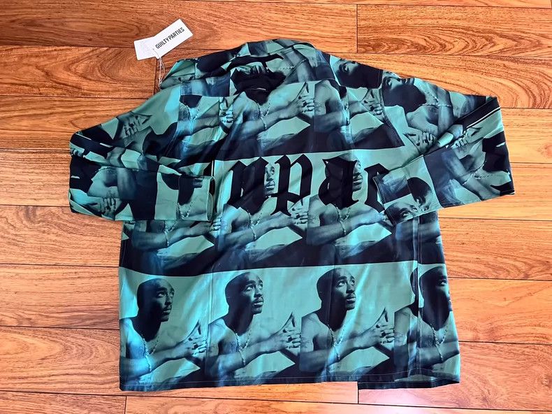 Wacko Maria 23ss collaboration 2pac rapper long sleeve shi