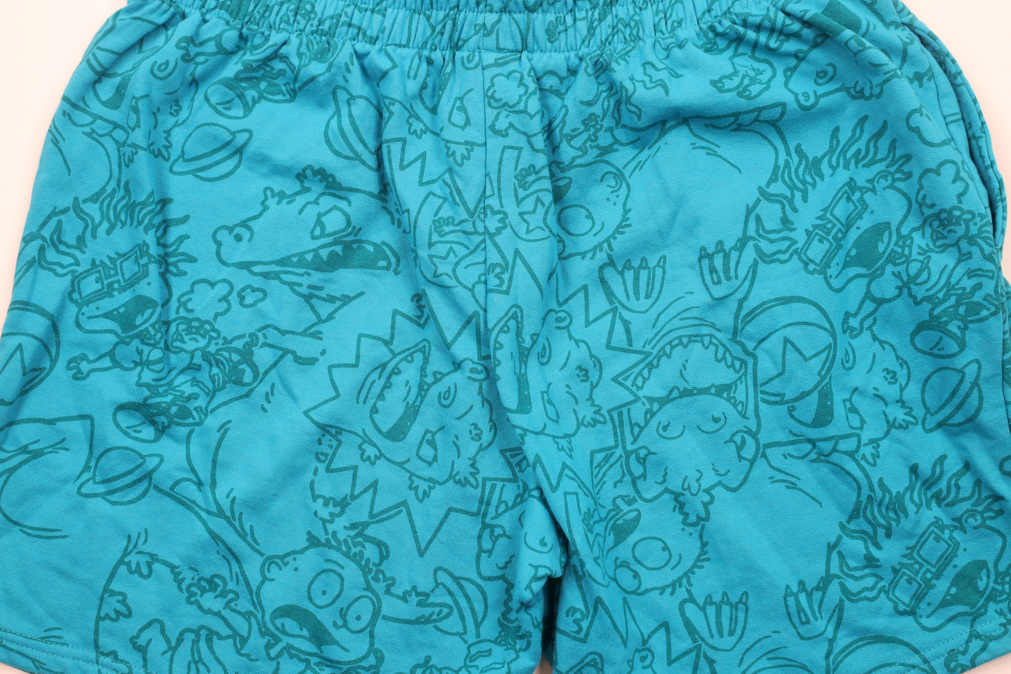 Vintage Vintage Nickelodeon Print Rugrats Sweatpants Shorts Blue Size US 36 / EU 52 - 10 Thumbnail