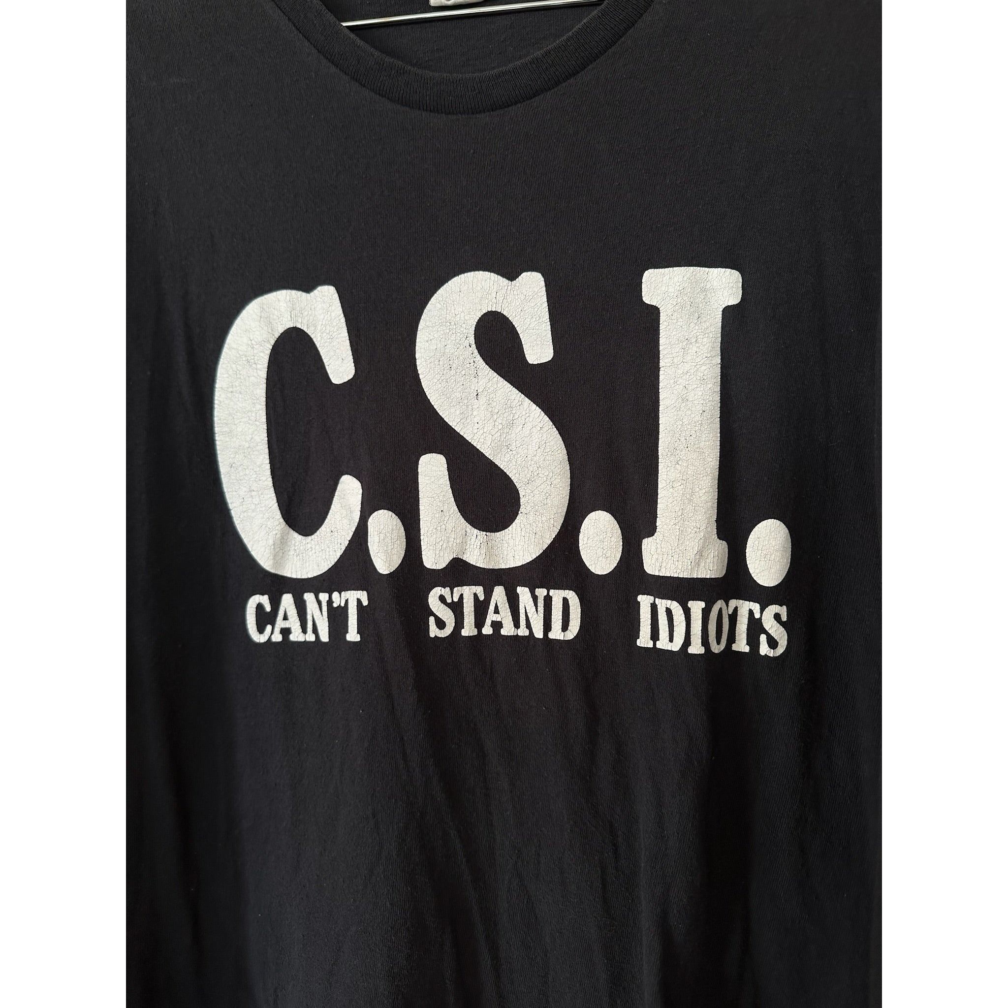 Vintage Cant Stand Idiots Tee Size US XL / EU 56 / 4 - 3 Thumbnail